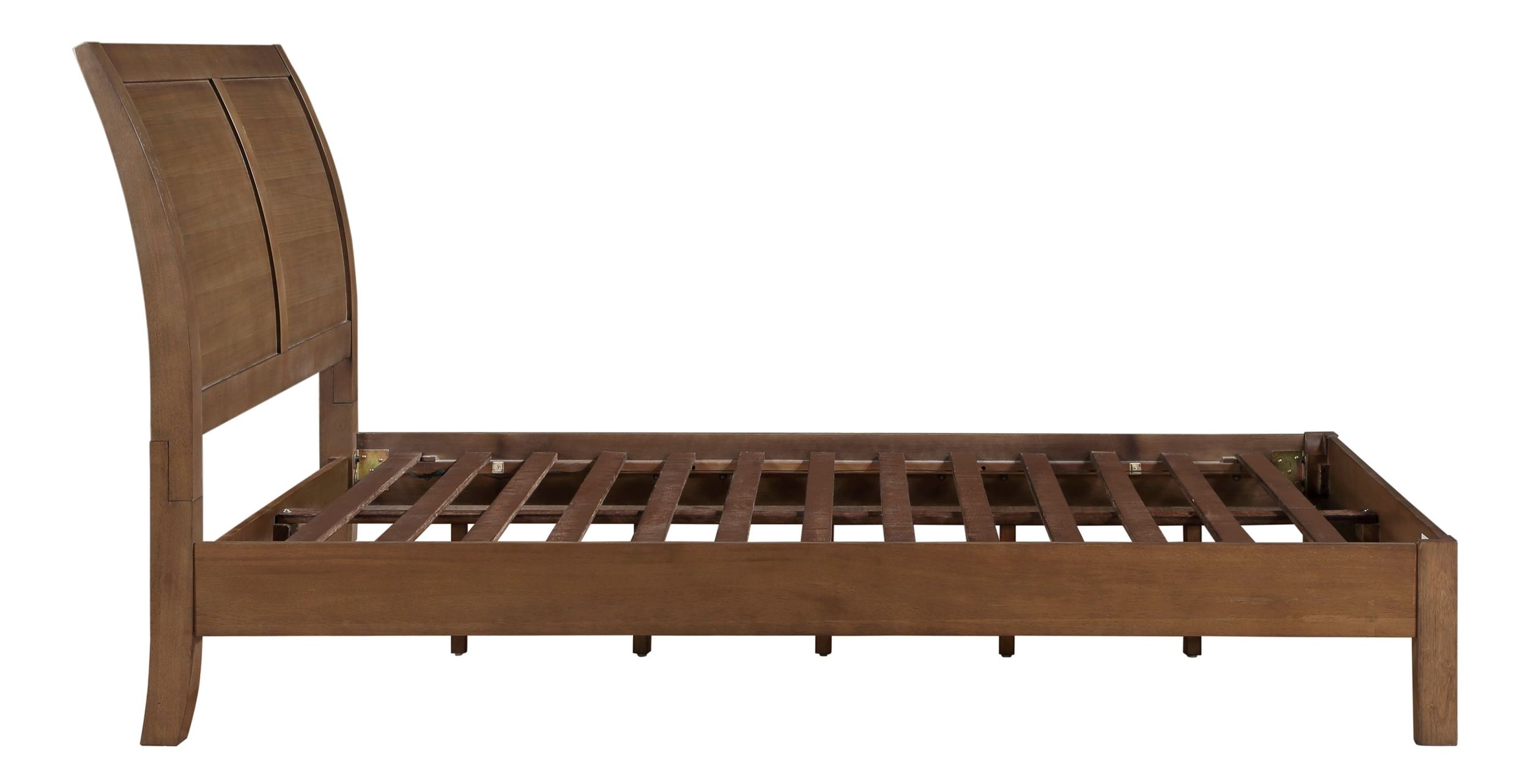 Evans Wood Eastern King Platform Bed