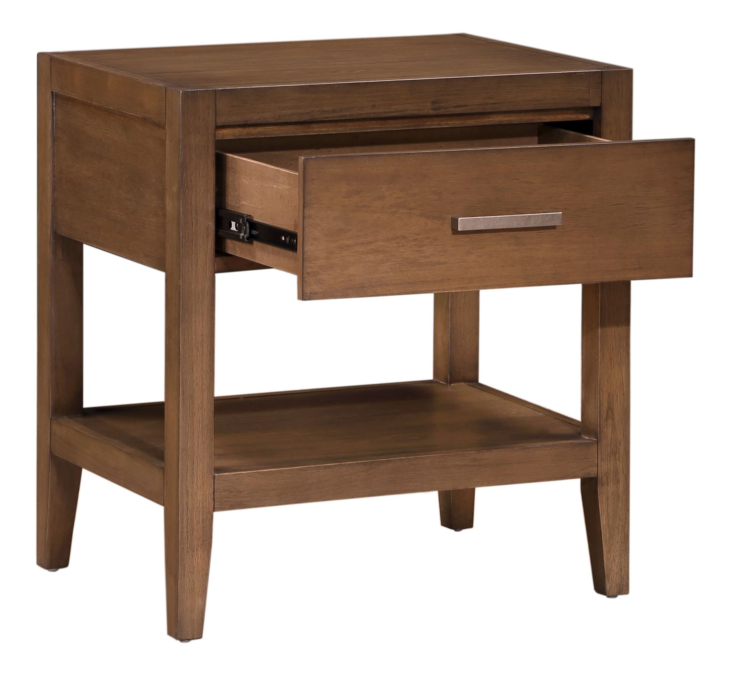Evans Wood 1-Drawer Night Stand