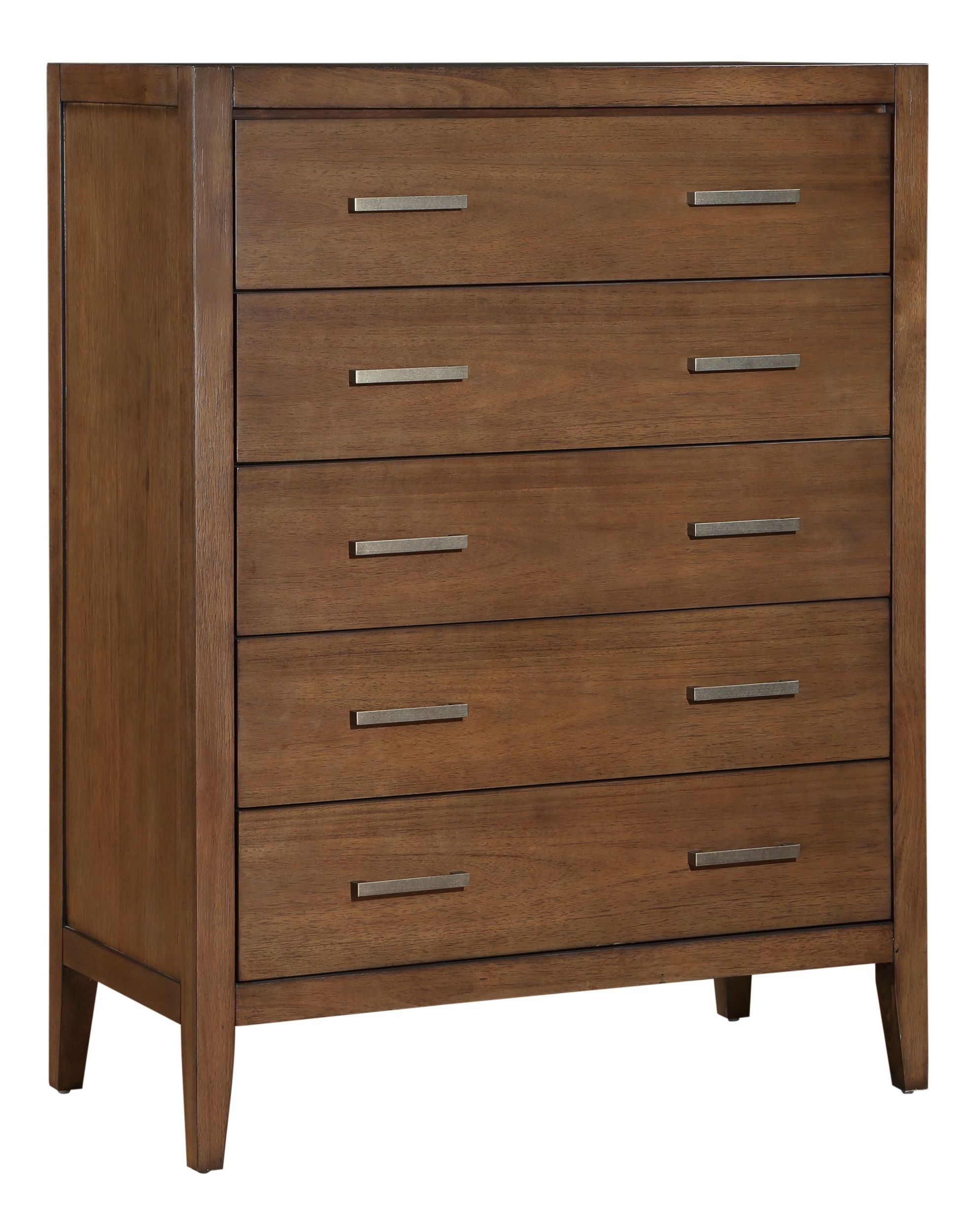 Evans Wood 5-Drawer Chest