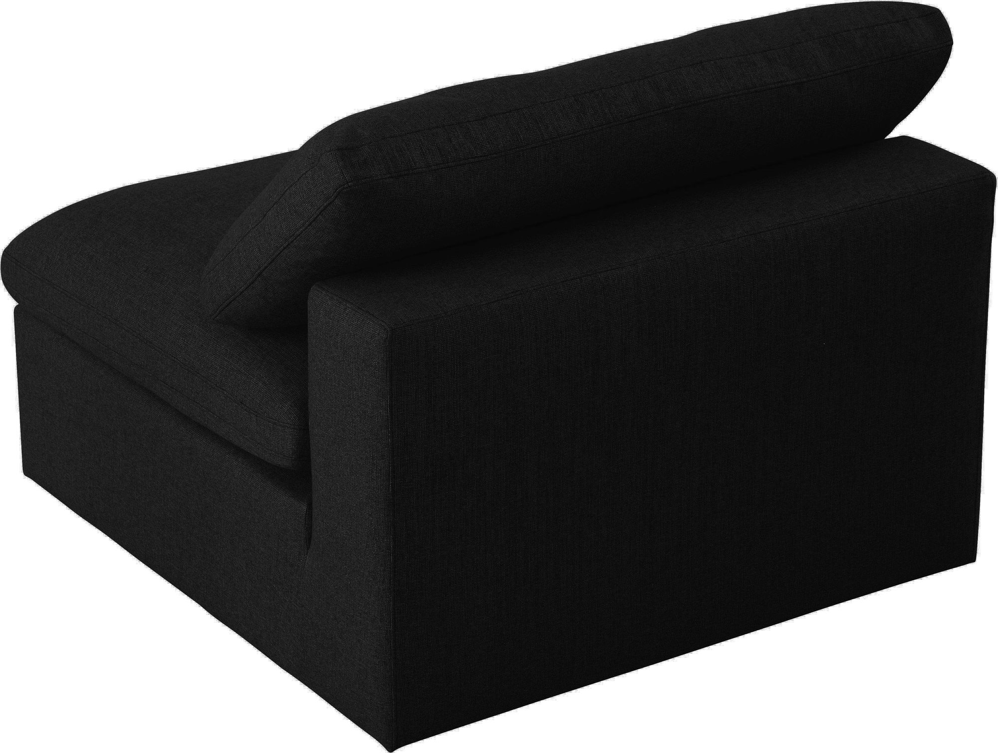Serene Linen Fabric Deluxe Comfort Armless Chair