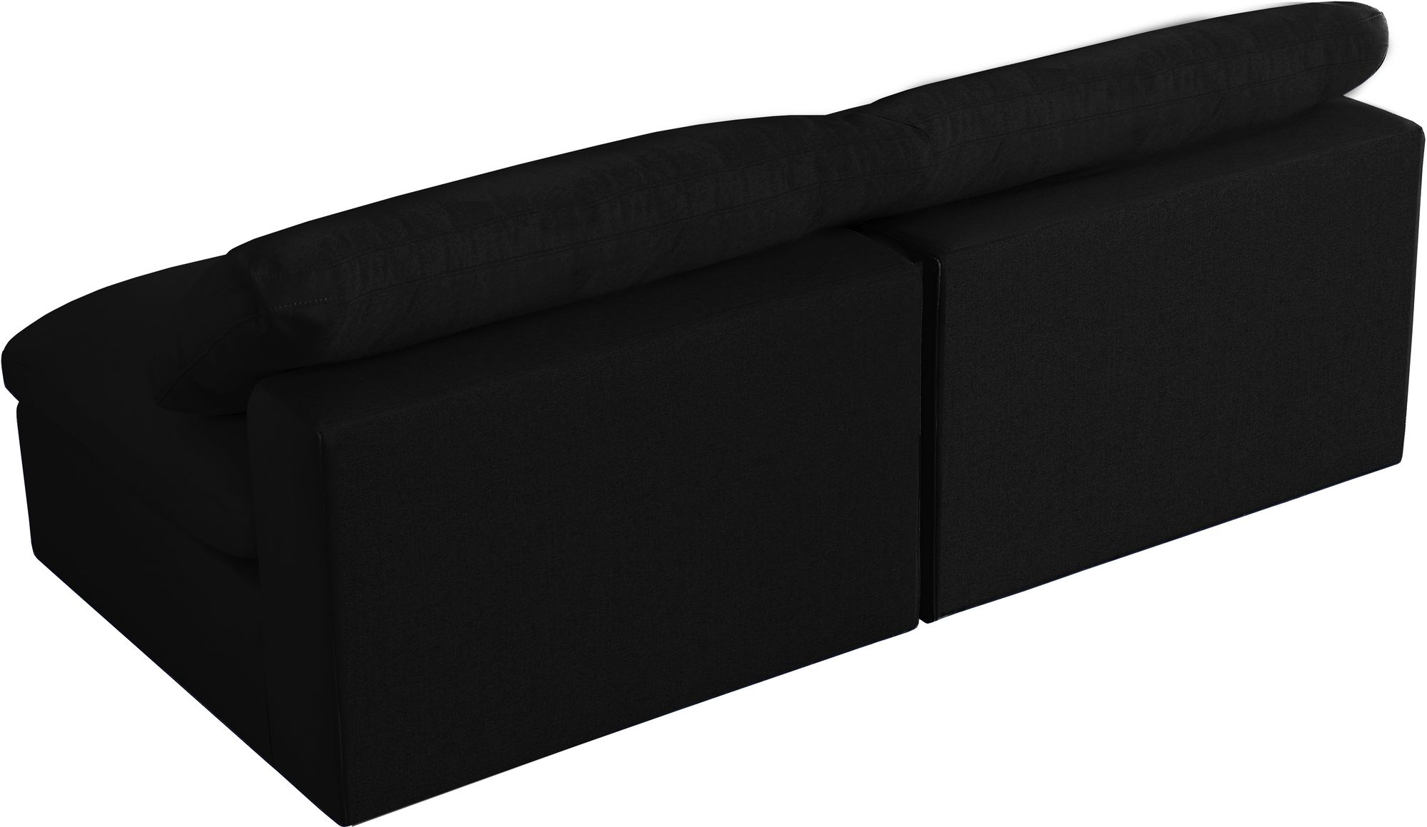 Serene 78" Linen Fabric Deluxe Comfort Modular Armless Sofa