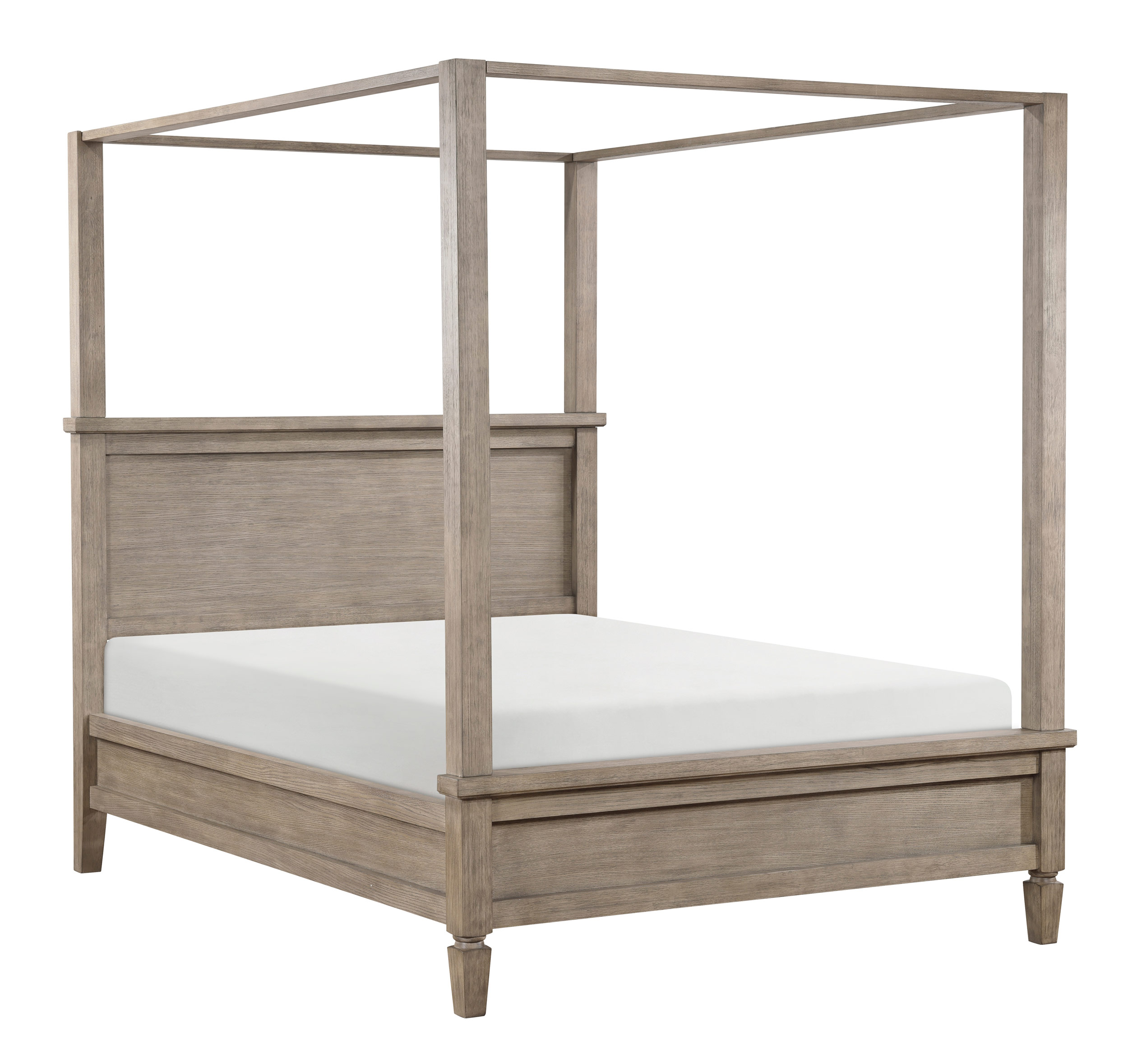 Marceline Wood Canopy Platform Bedroom Set