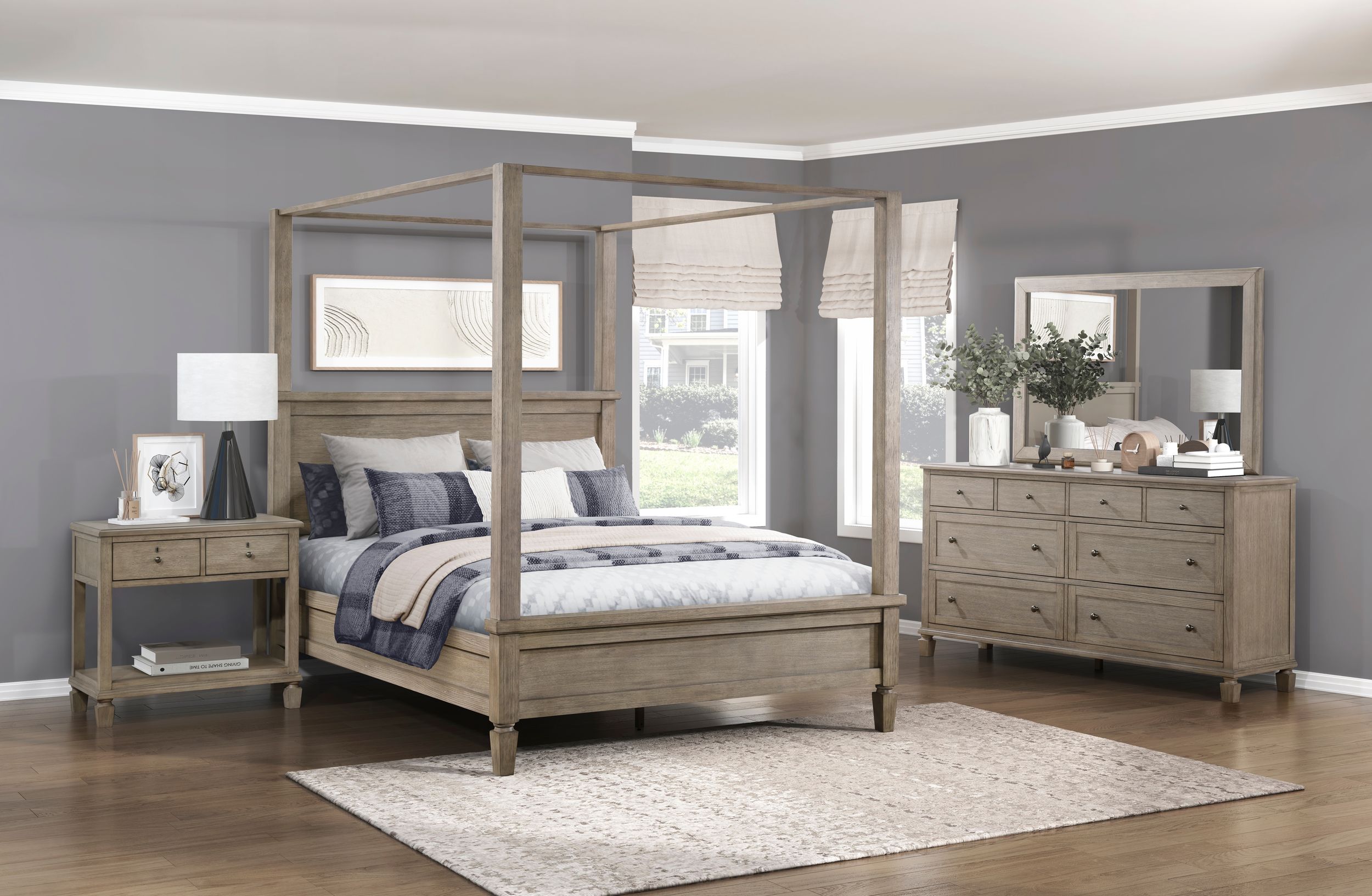 Marceline Wood 2-Drawer Night Stand