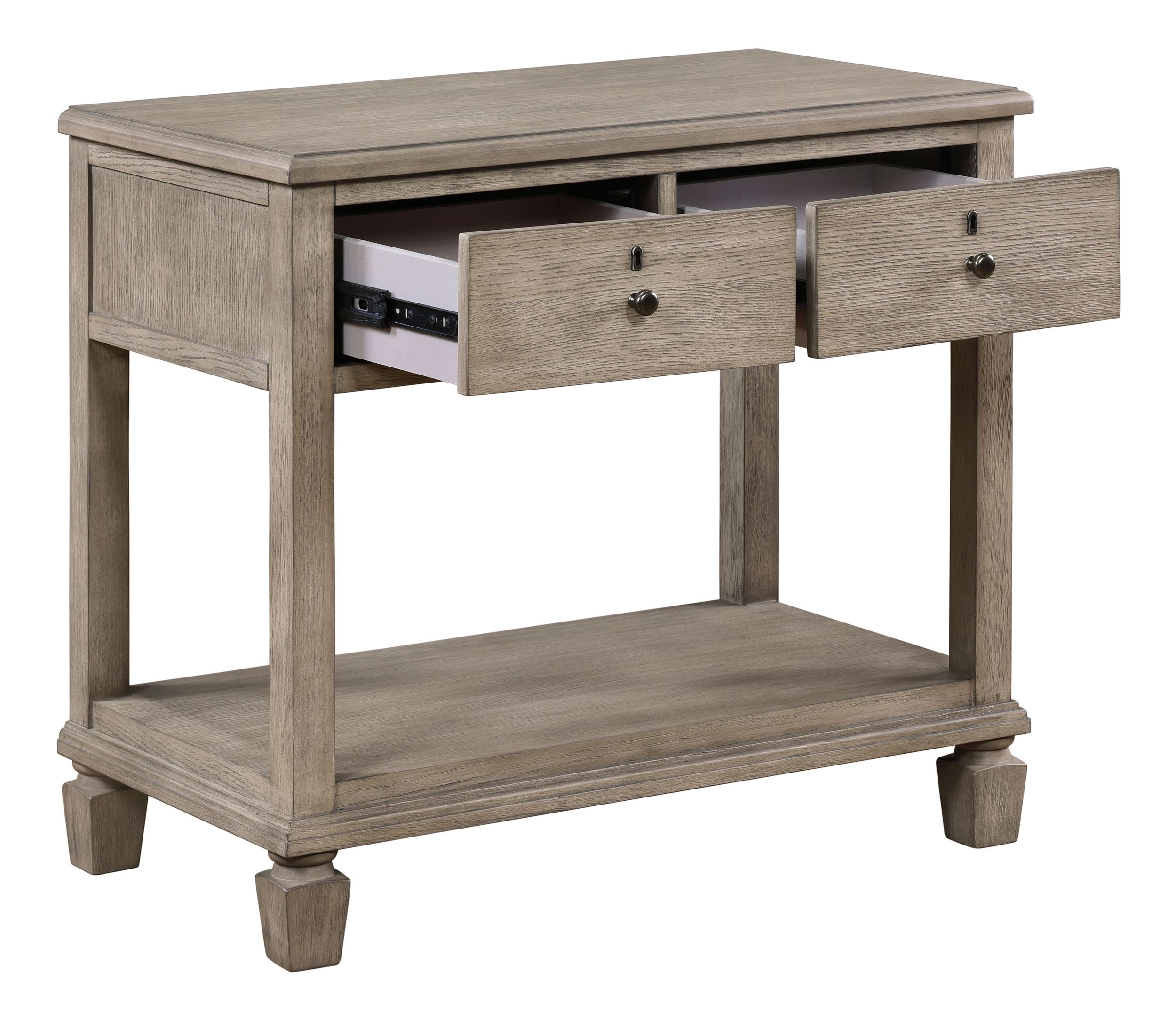 Marceline Wood 2-Drawer Night Stand