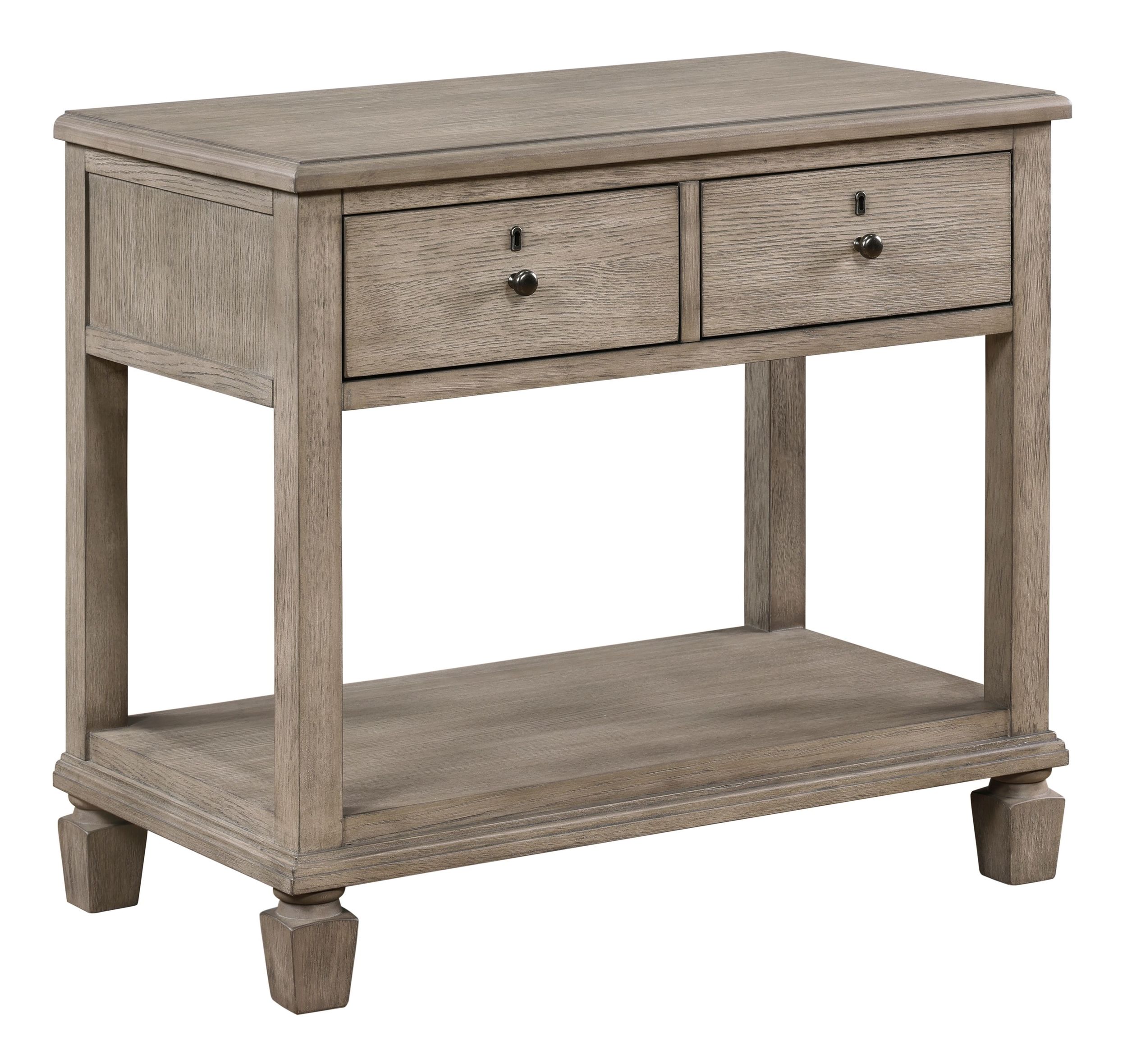 Marceline Wood 2-Drawer Night Stand
