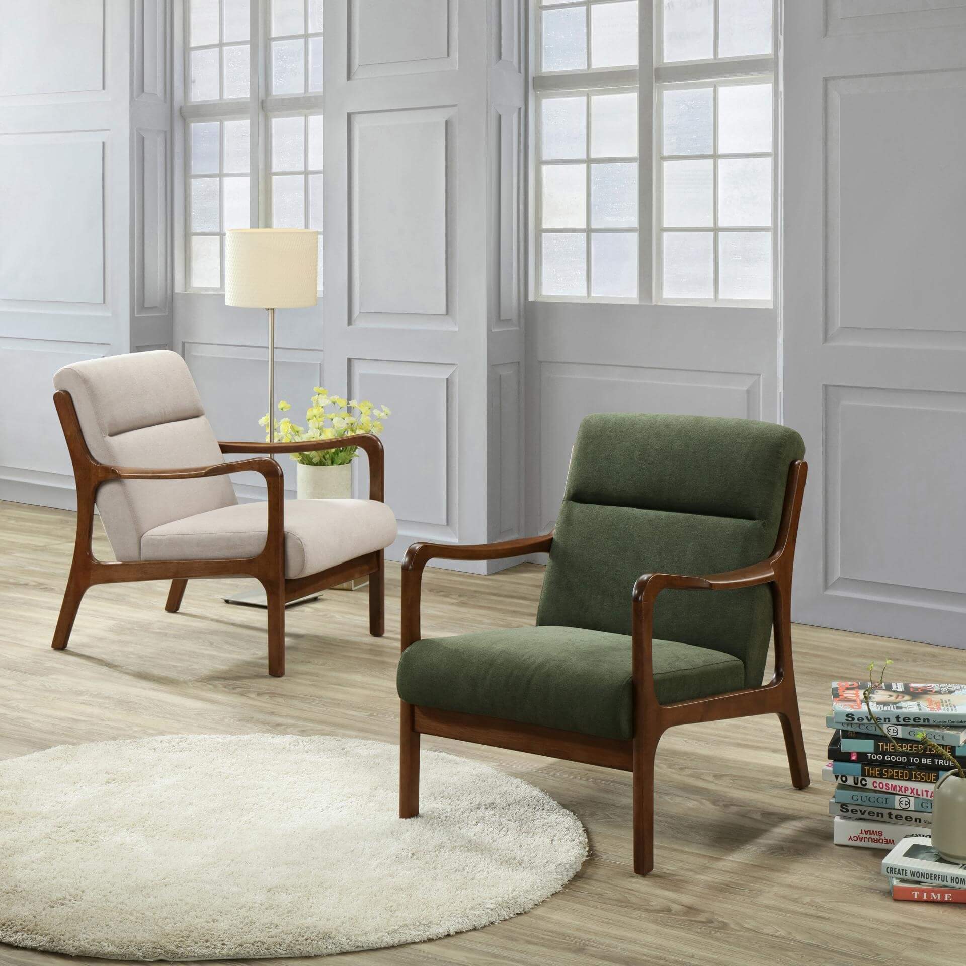 Anton KD Fabric Accent Chair