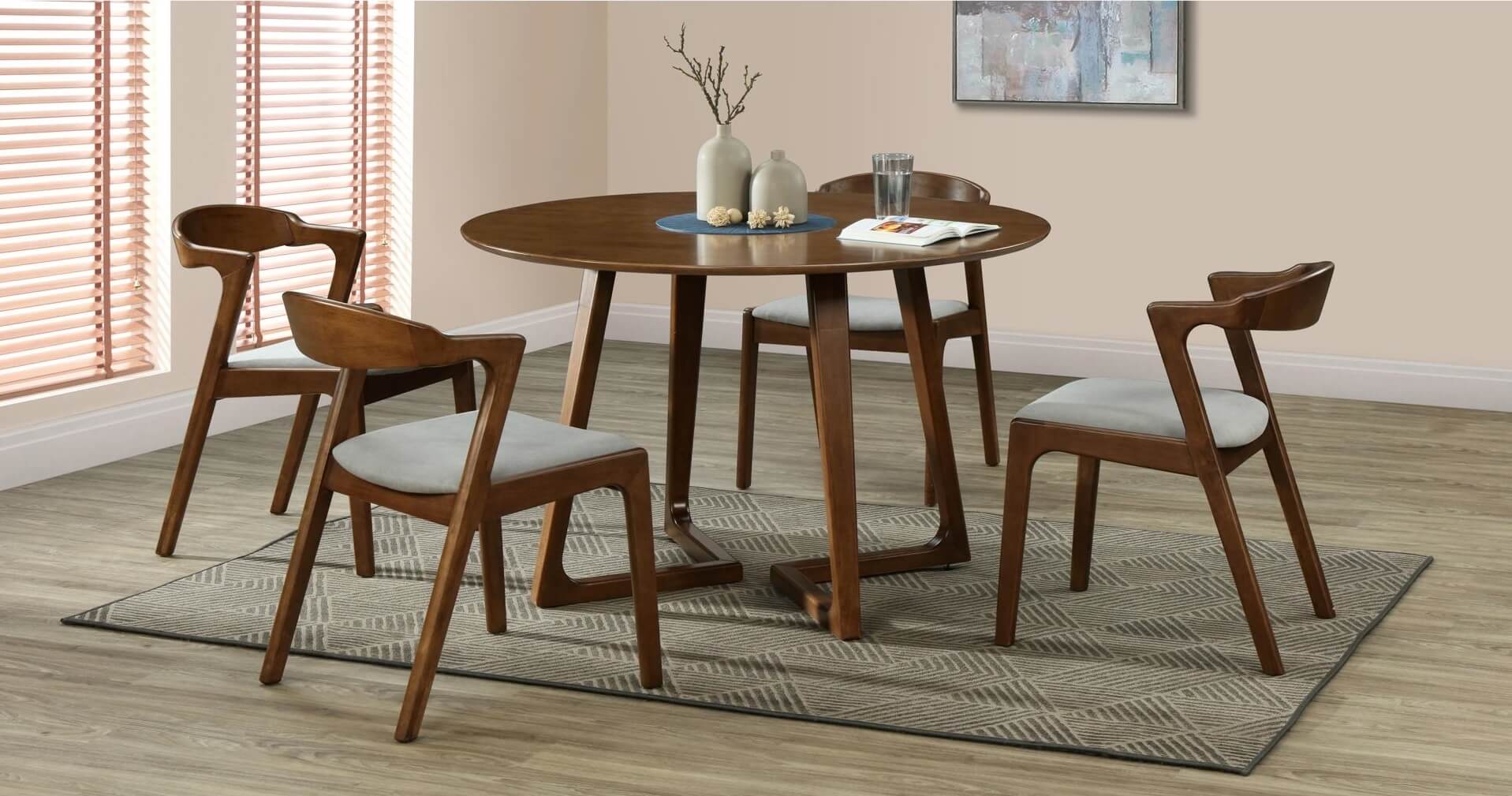 Swansea KD Fabric Dining Chair