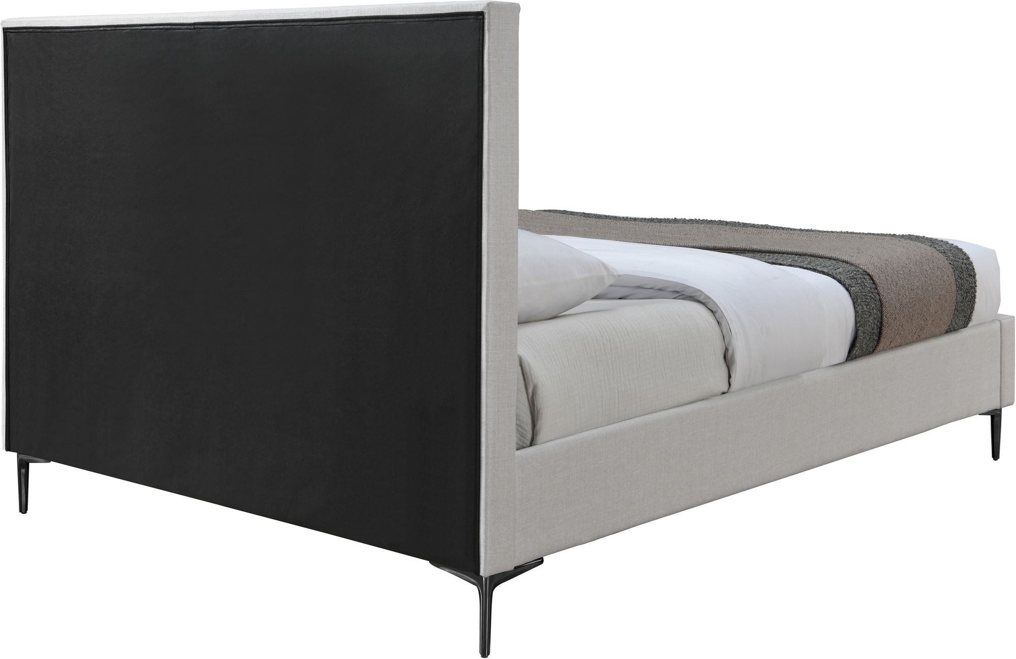 Hunter Linen Fabric King Size Bed