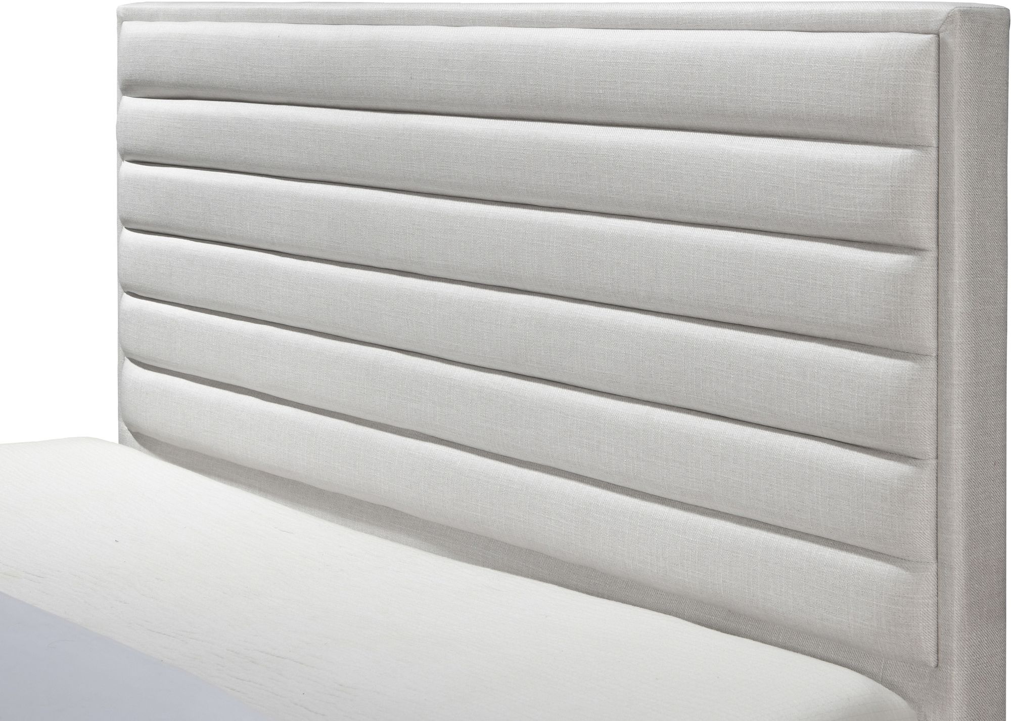 Hunter Linen Fabric Queen Size Bed