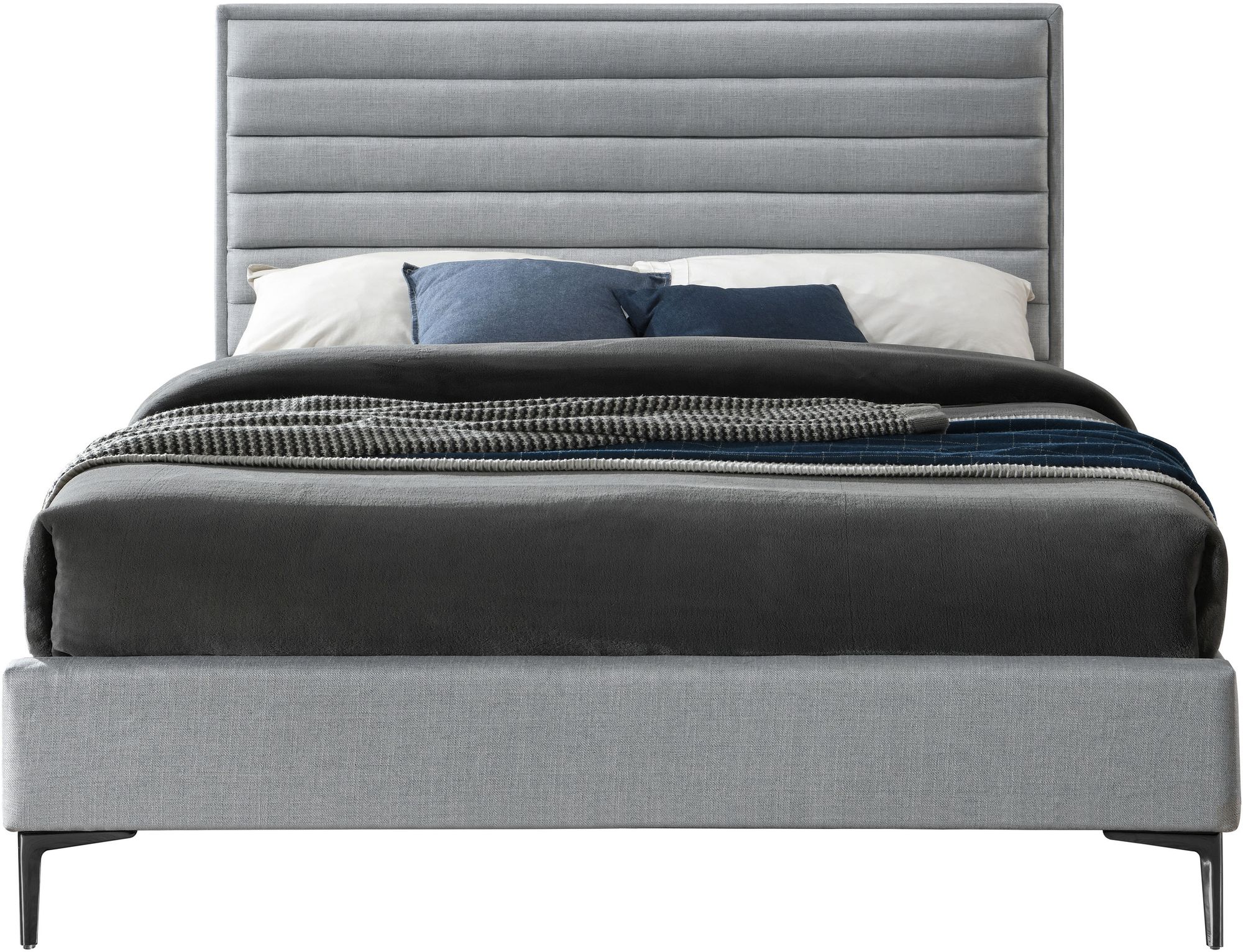 Hunter Linen Fabric Full Size Bed