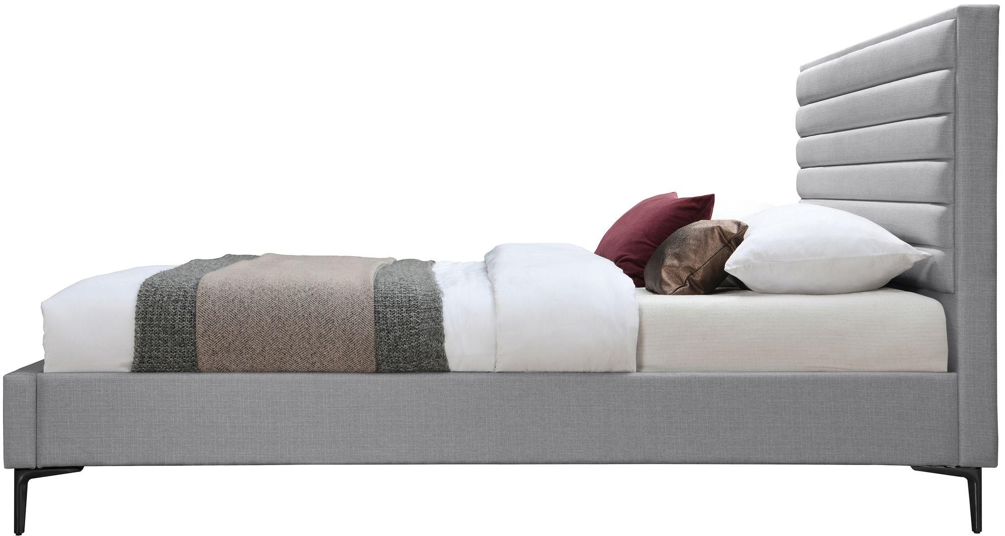 Hunter Linen Fabric Full Size Bed