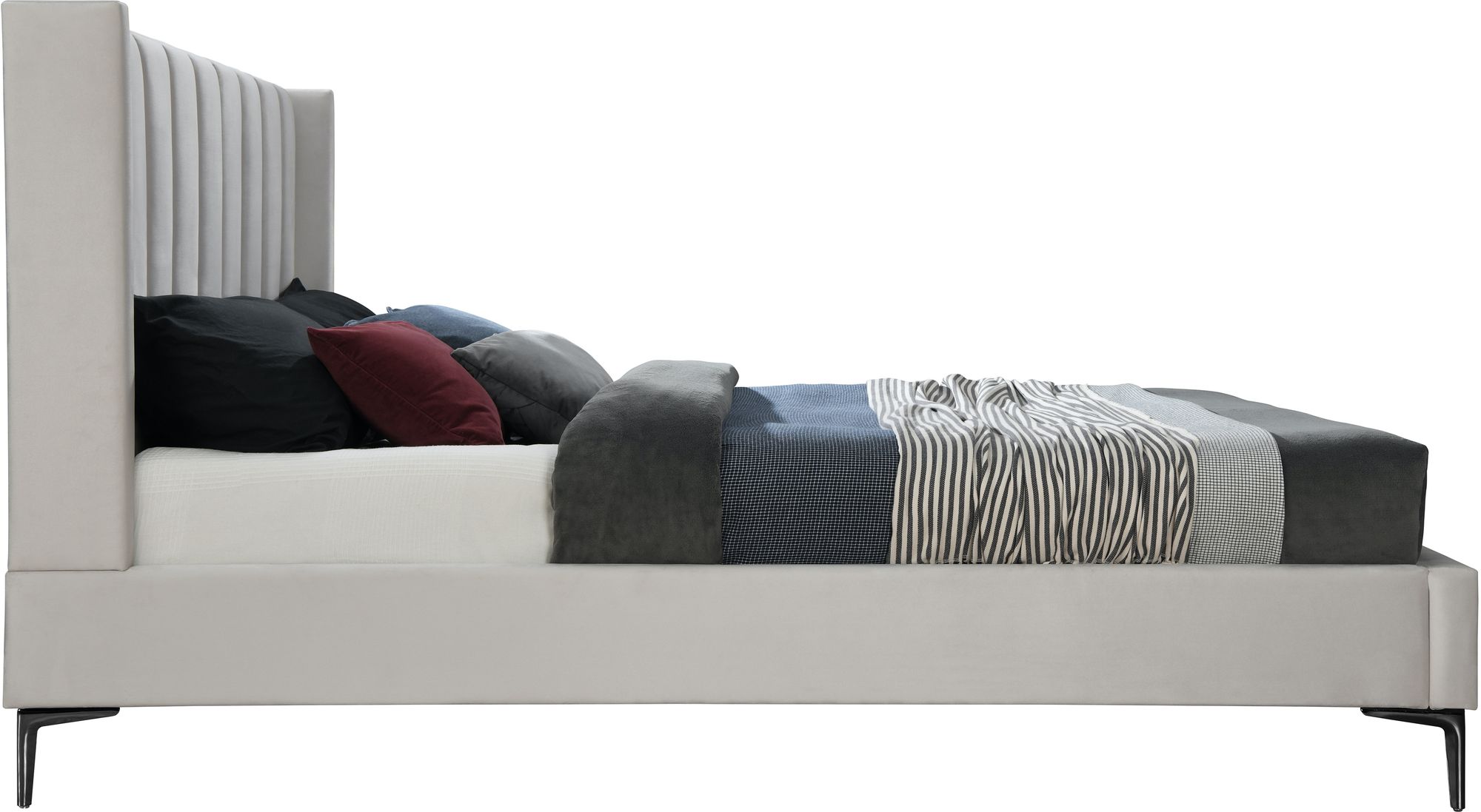 Nadia Velvet Full Size Bed