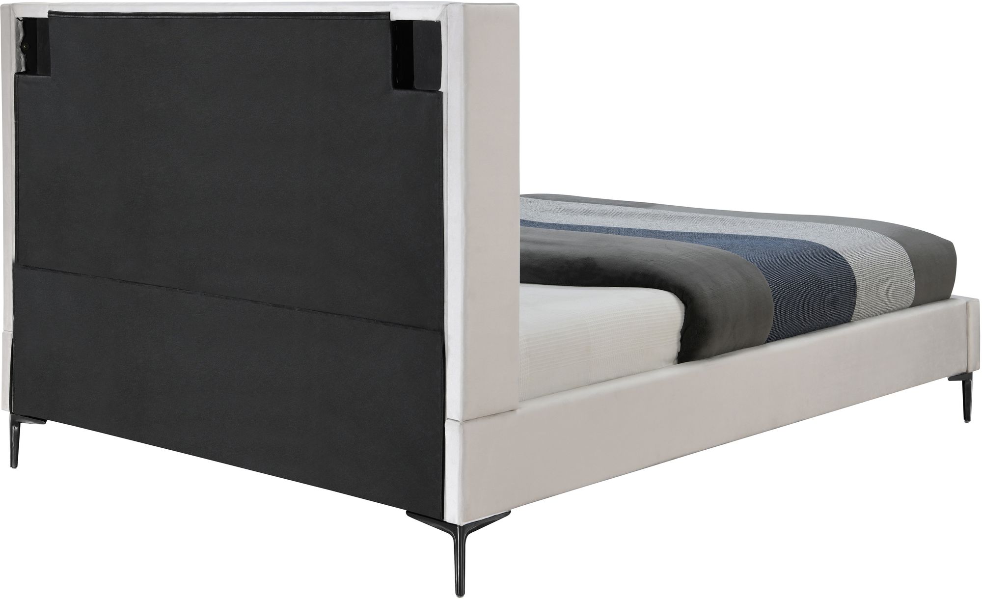 Nadia Velvet Full Size Bed