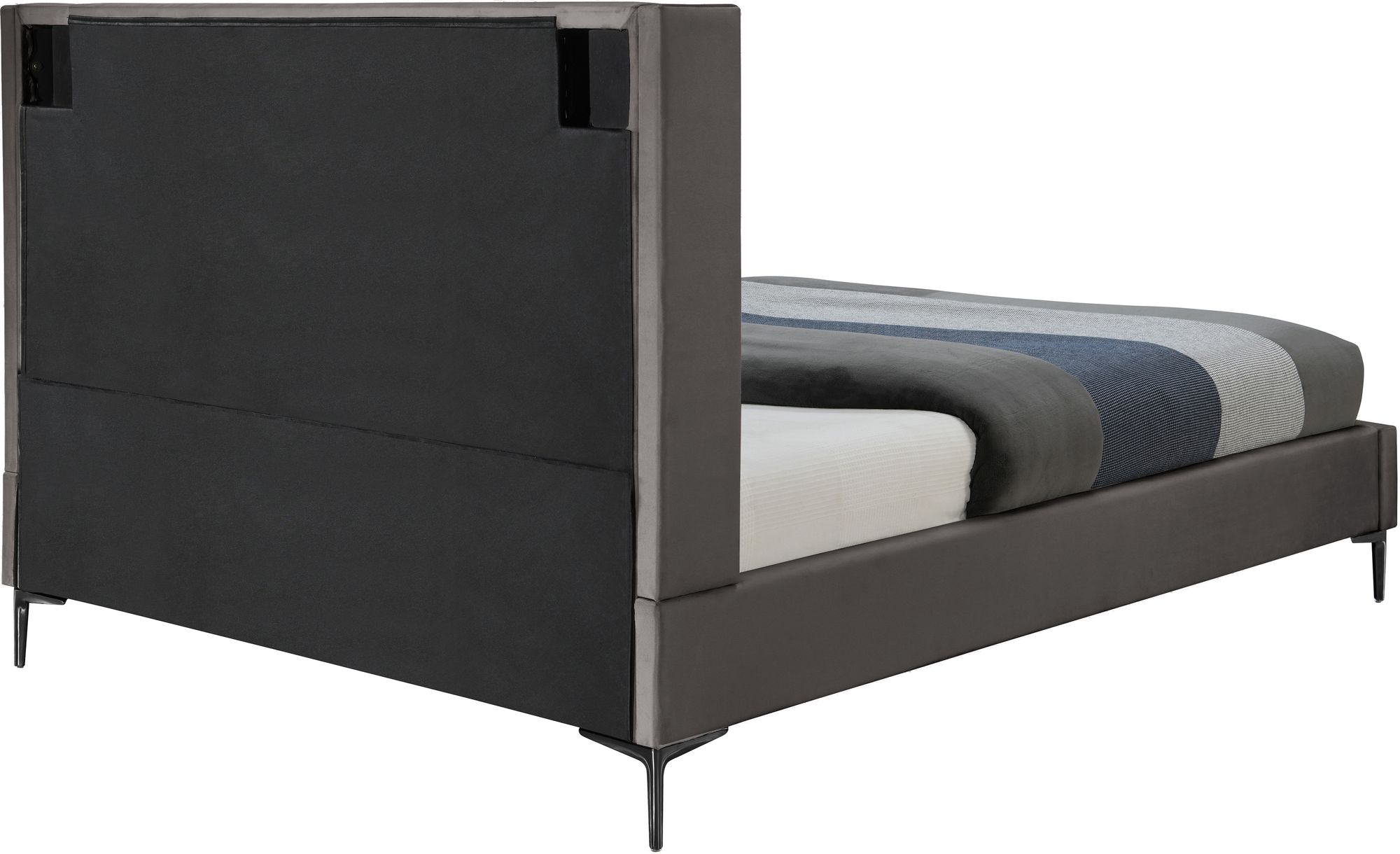 Nadia Velvet King Size Bed