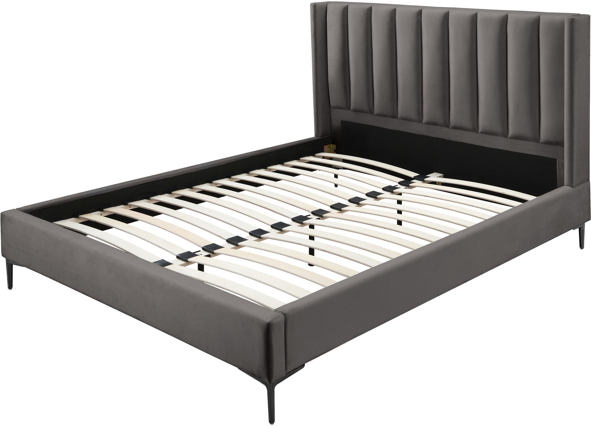 Nadia Velvet Queen Size Bed