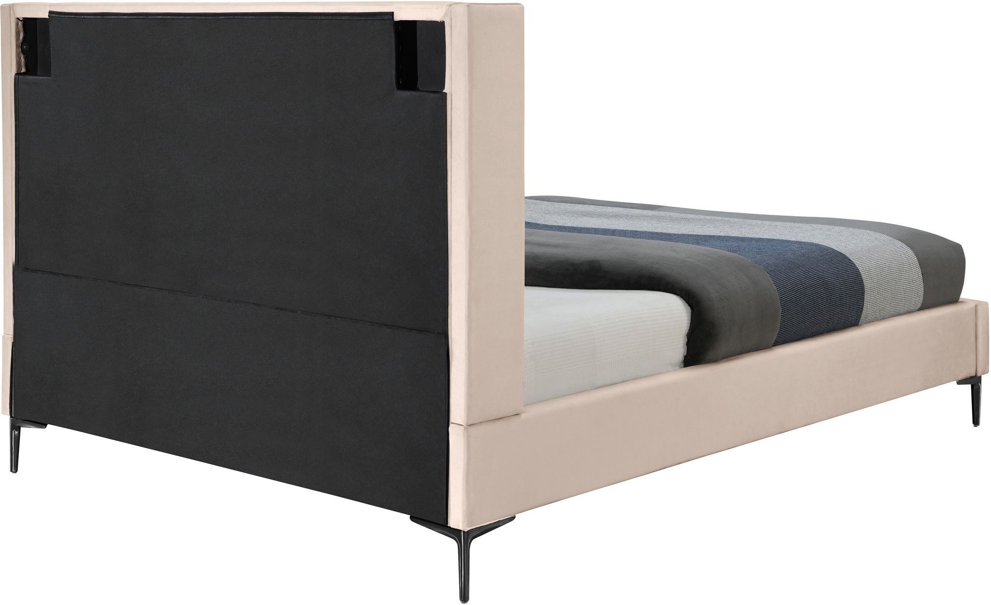 Nadia Velvet Queen Size Bed