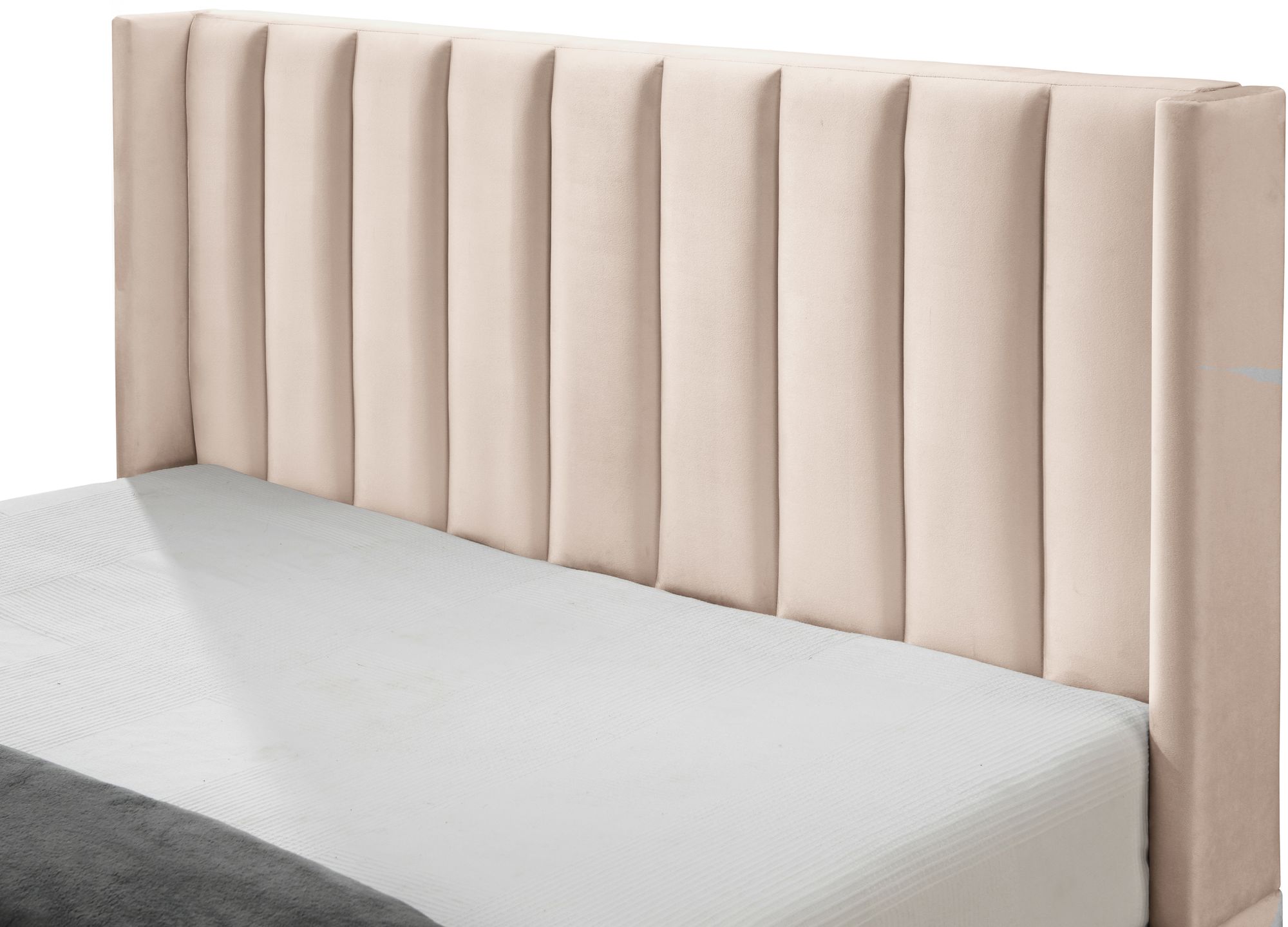 Nadia Velvet Queen Size Bed