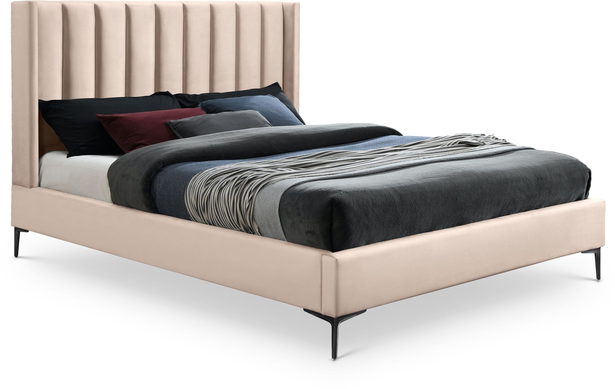 Nadia Velvet Bed