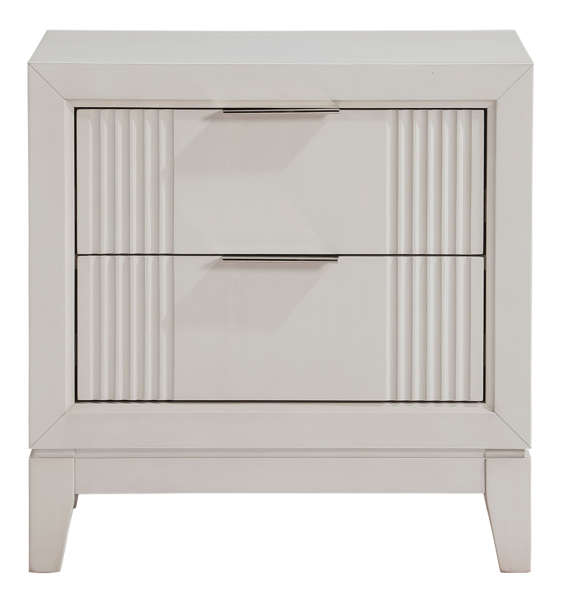 Florence Polyester/Wood Panel Bedroom Set with LED Lighting