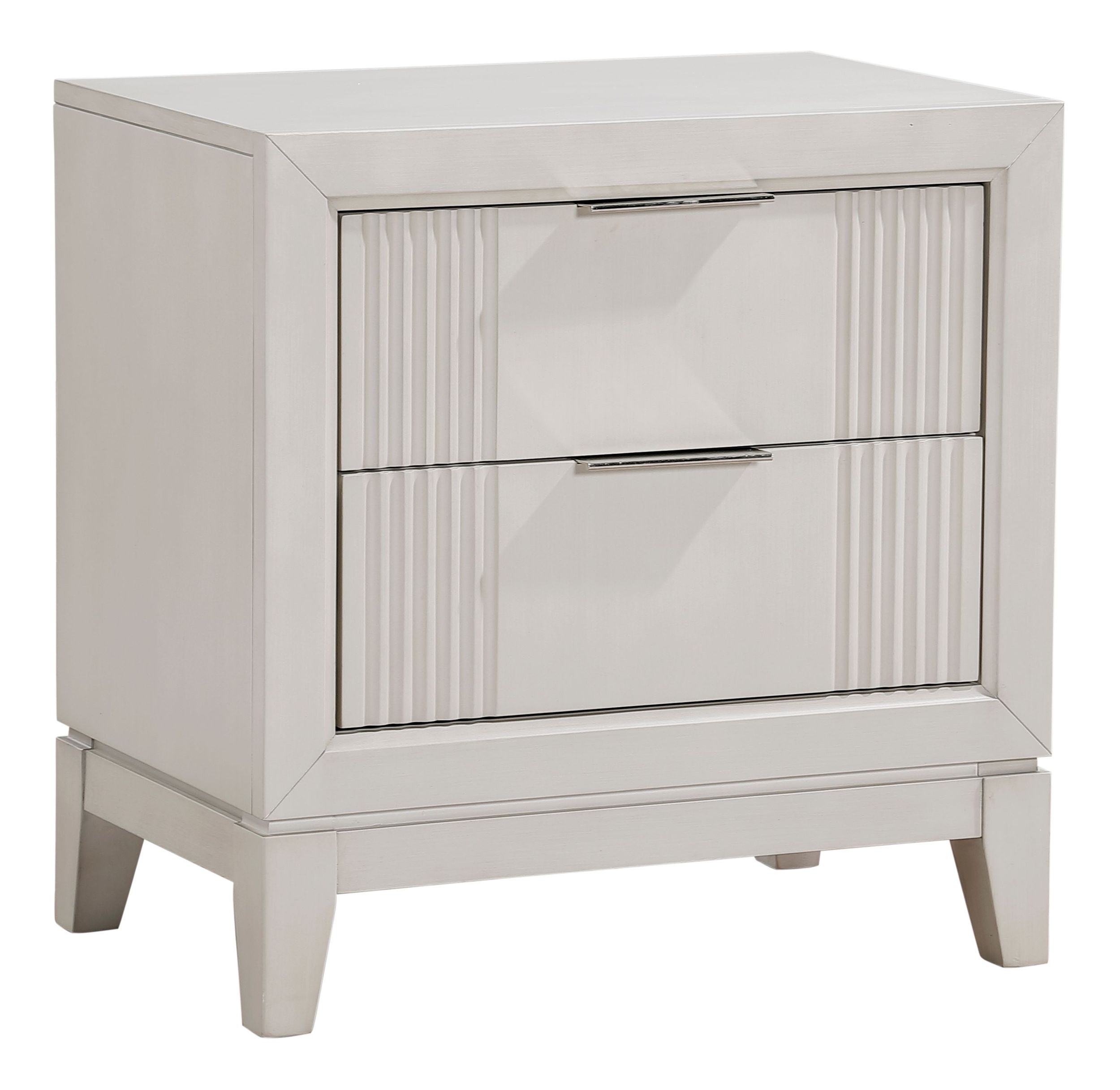 Florence Polyester/Wood Panel Bedroom Set with LED Lighting