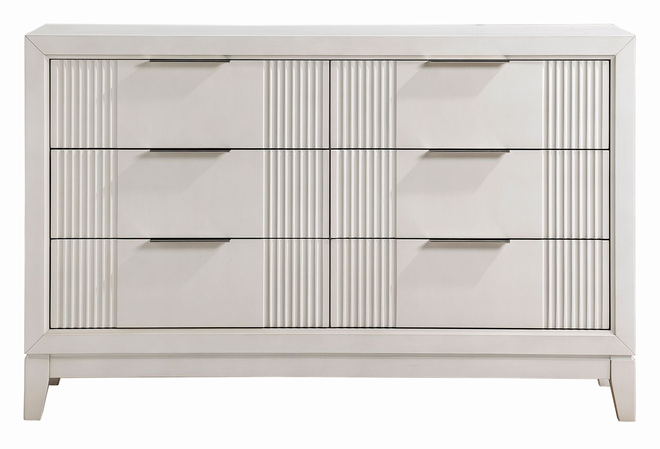 Florence Polyester/Wood Panel Bedroom Set with LED Lighting