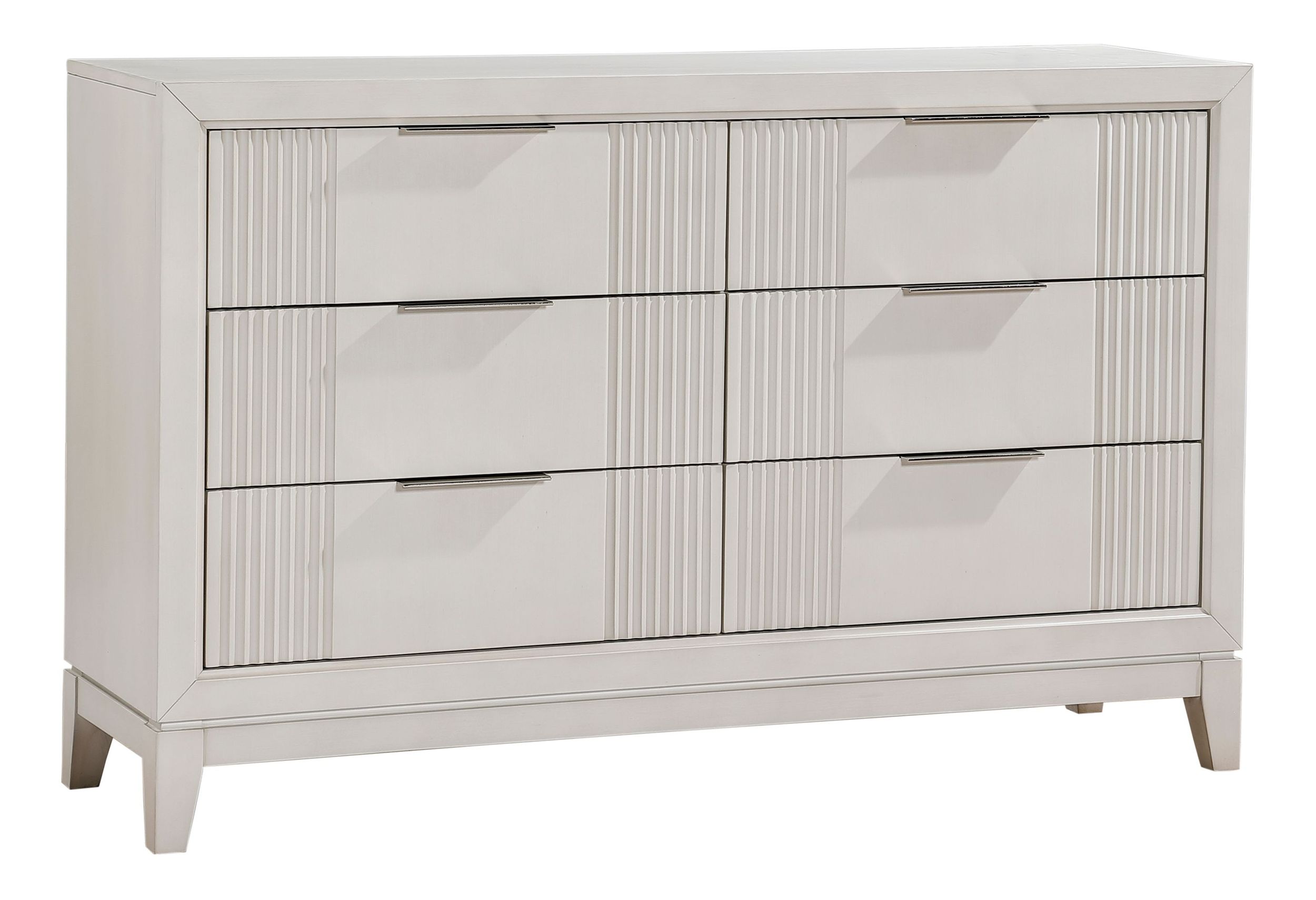 Florence Polyester/Wood Panel Bedroom Set with LED Lighting
