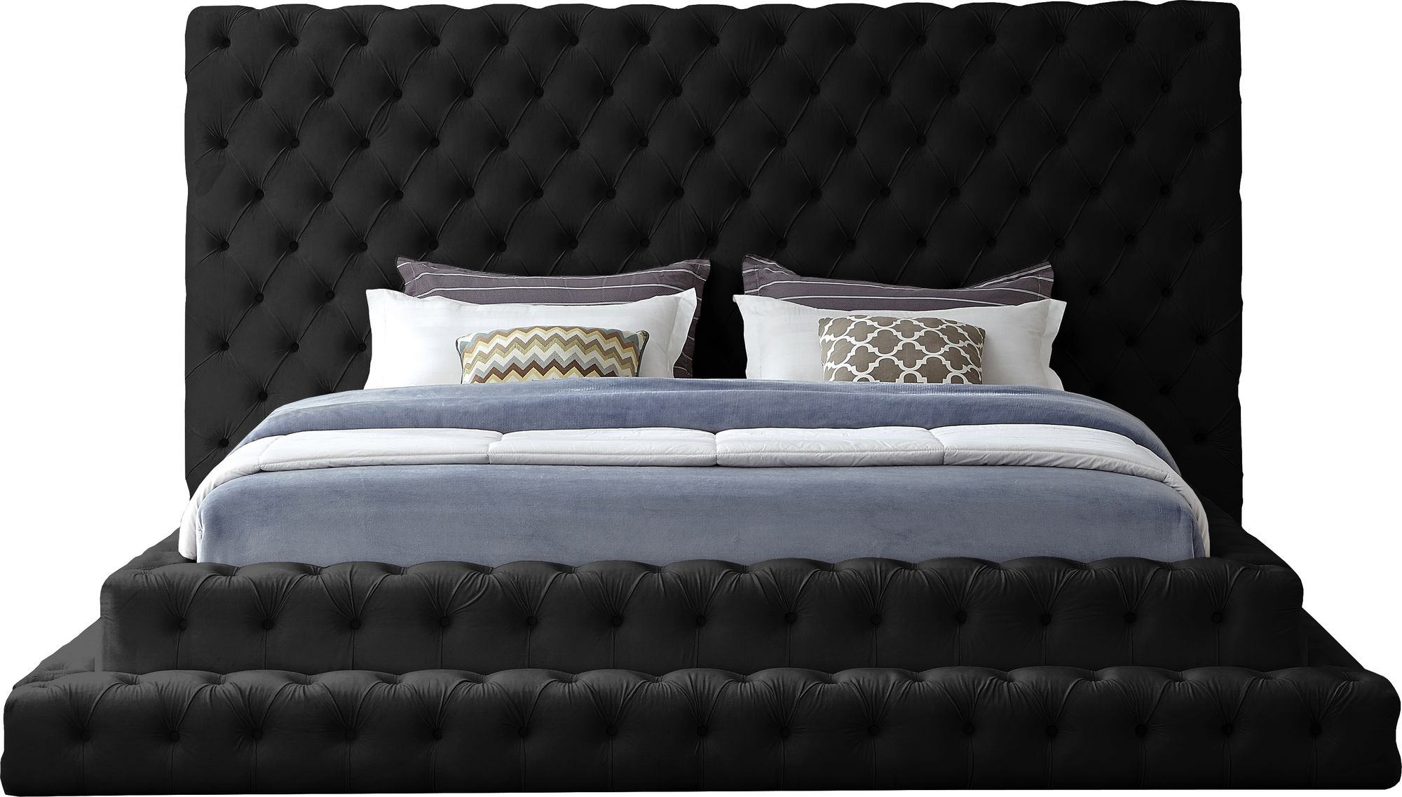 Revel Velvet King Size Bed