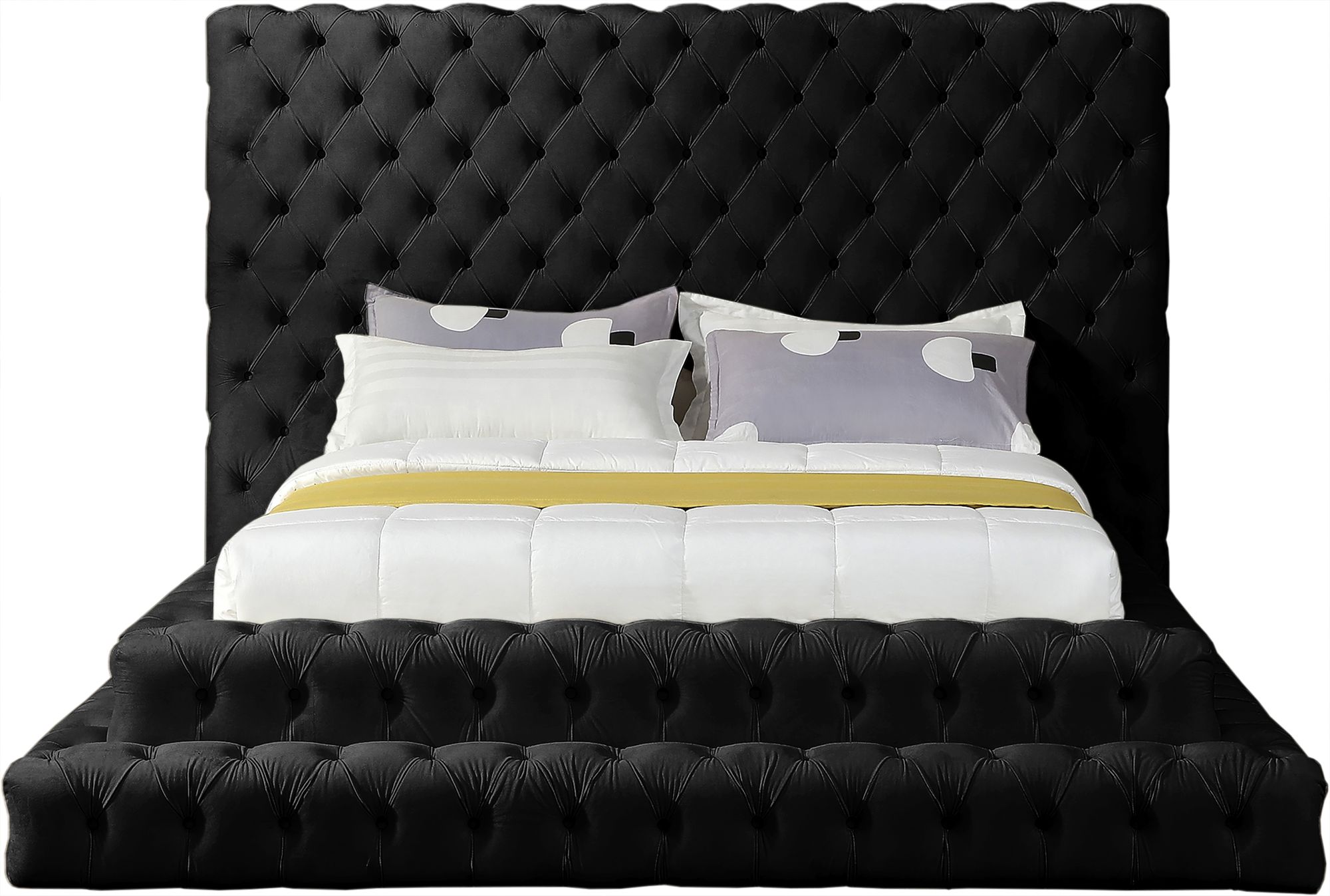 Revel Velvet Queen Size Bed