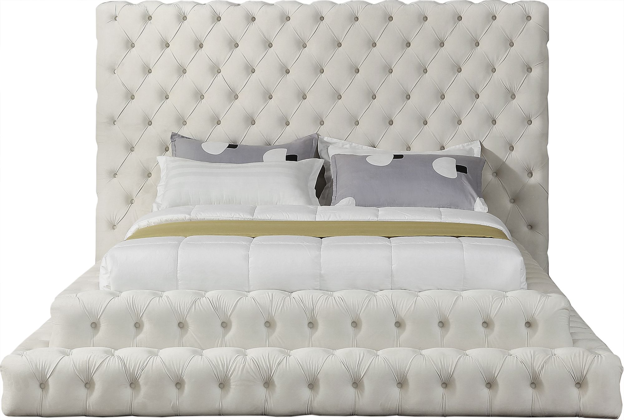 Revel Velvet Queen Size Bed