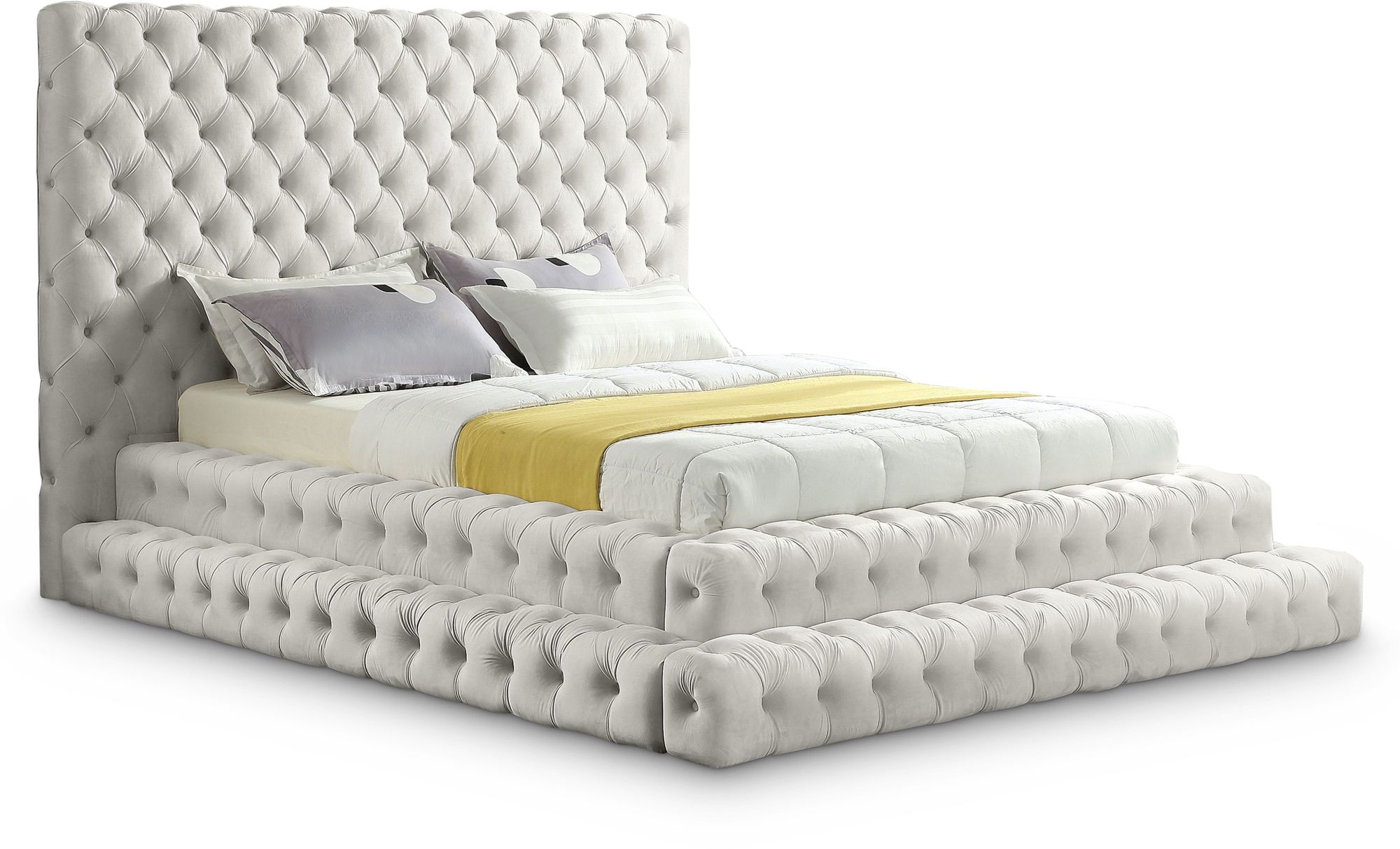 Revel Velvet Bed