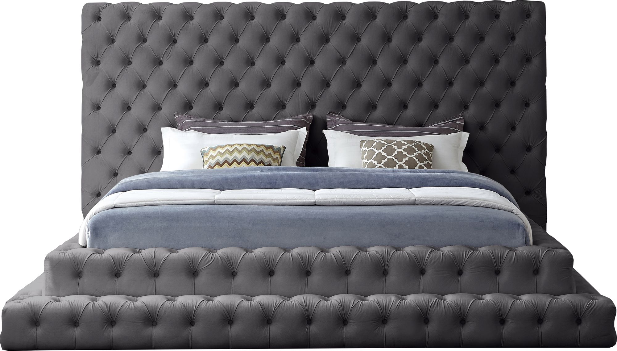Revel Velvet King Size Bed