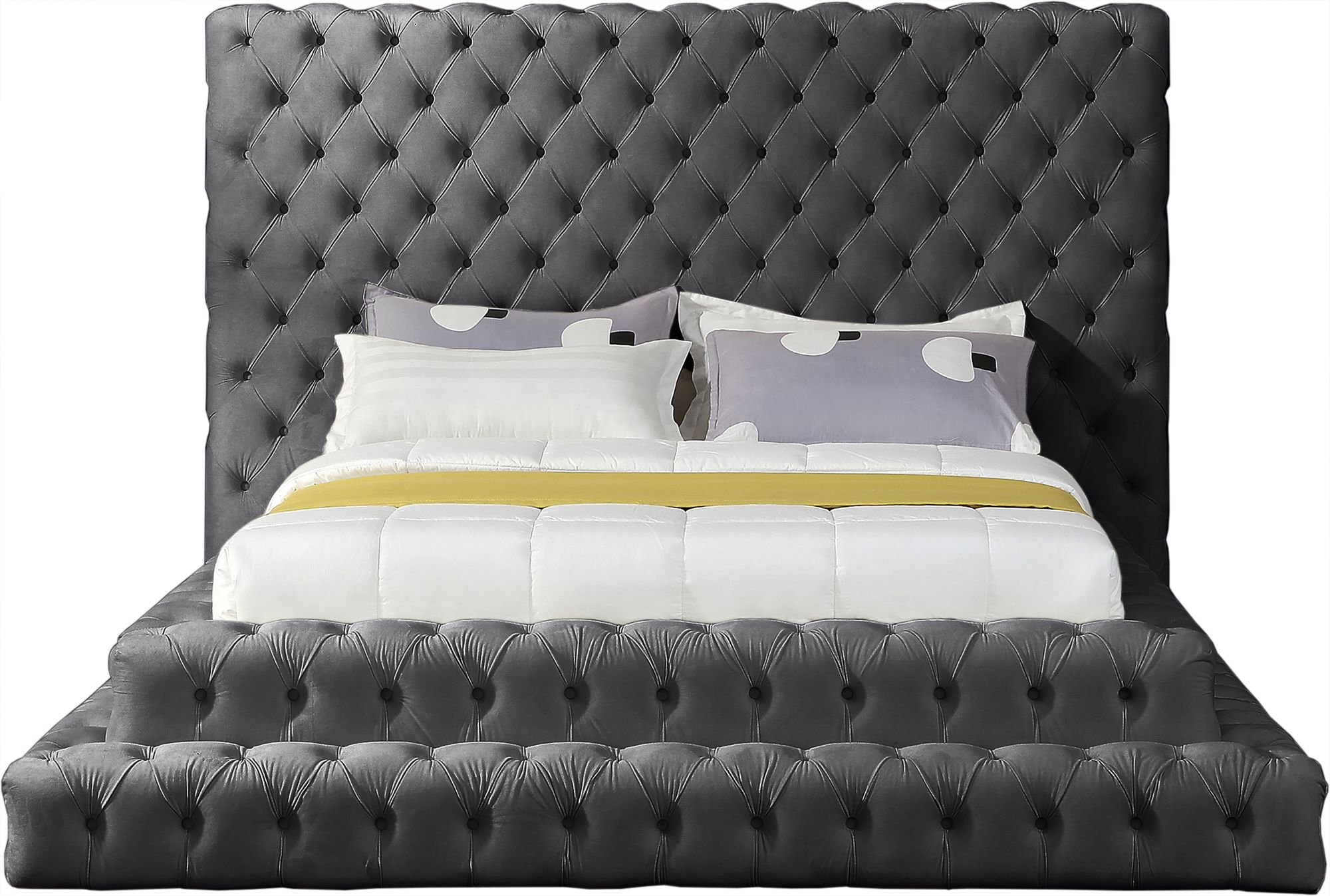 Revel Velvet Queen Size Bed
