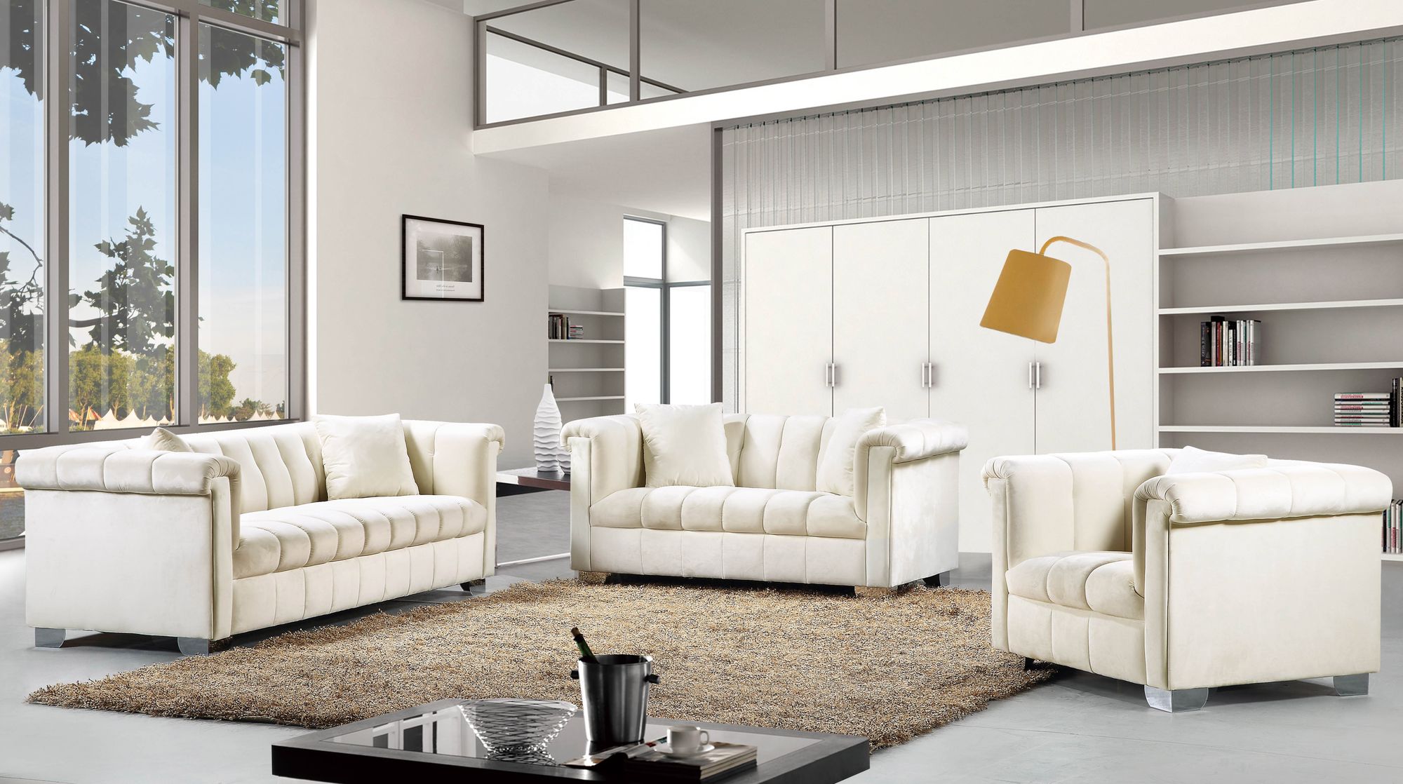 Kayla Velvet Loveseat