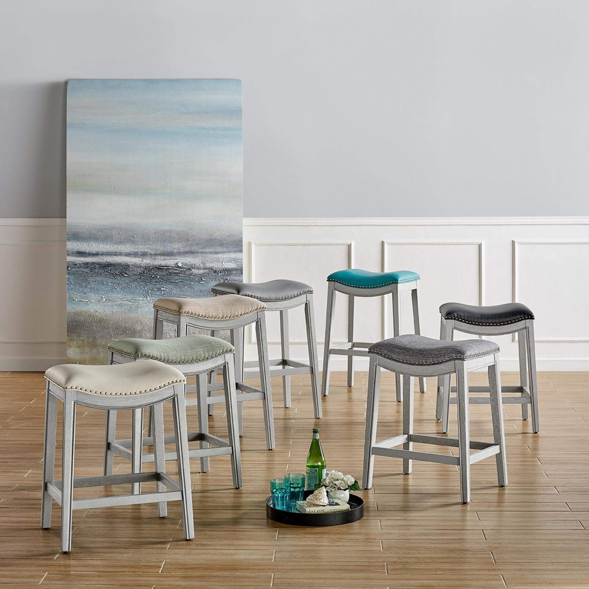 Grover KD Fabric Counter Stool