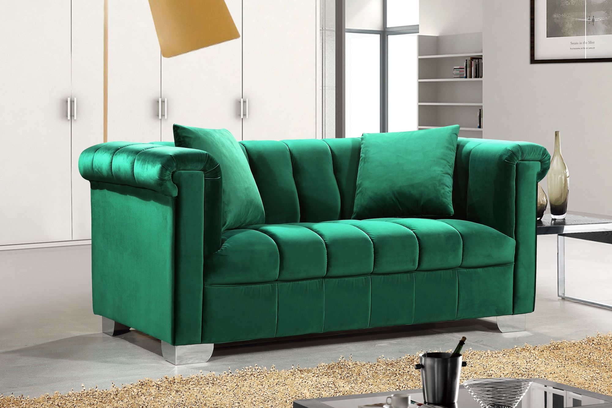 Kayla Velvet Loveseat