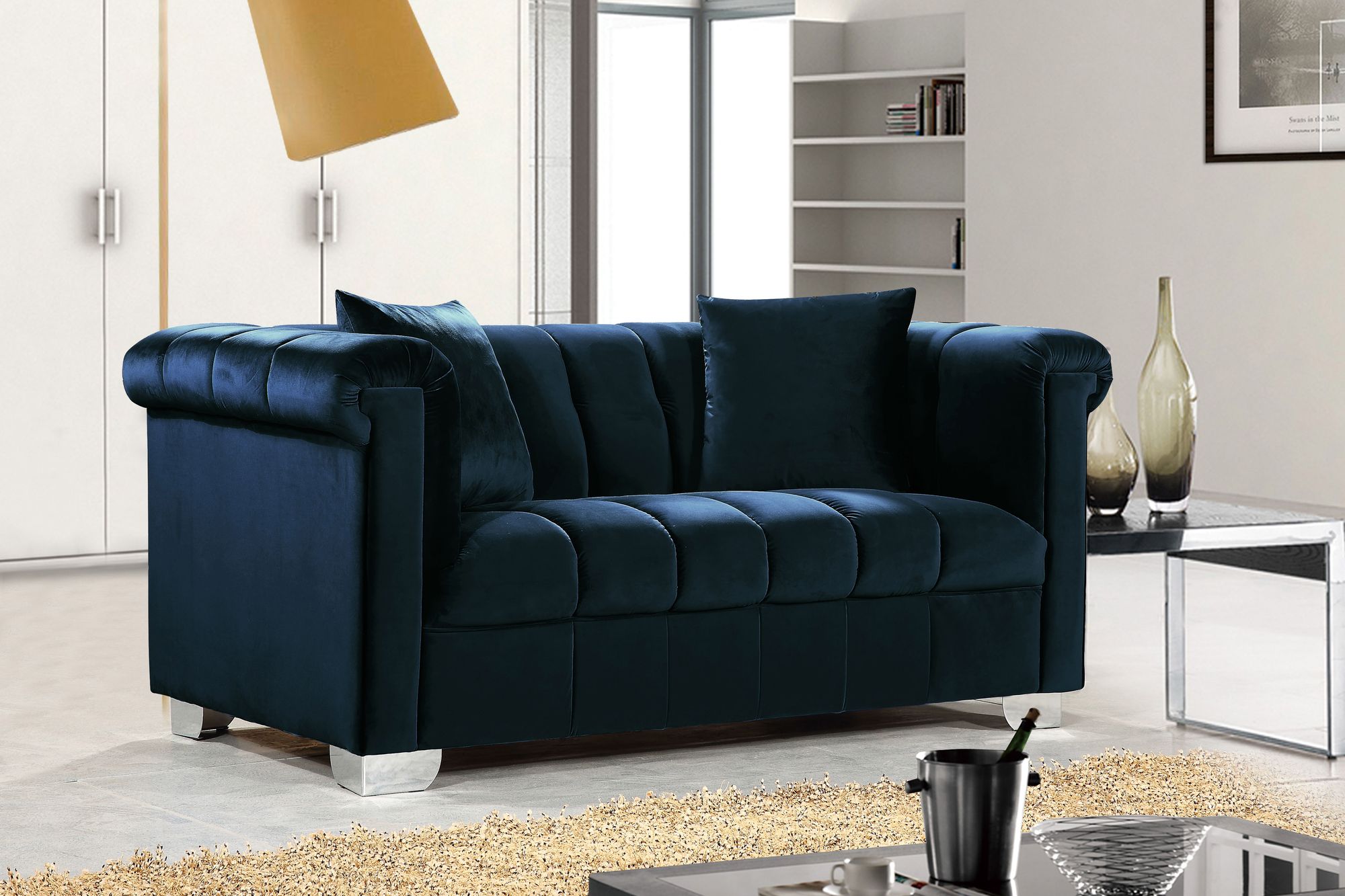 Kayla Velvet Loveseat