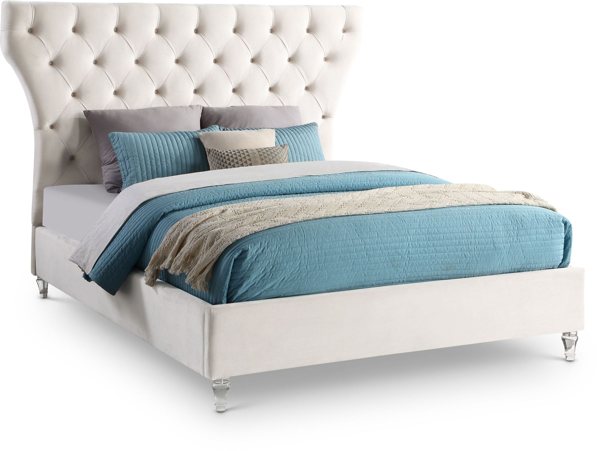 Kira Velvet Bed