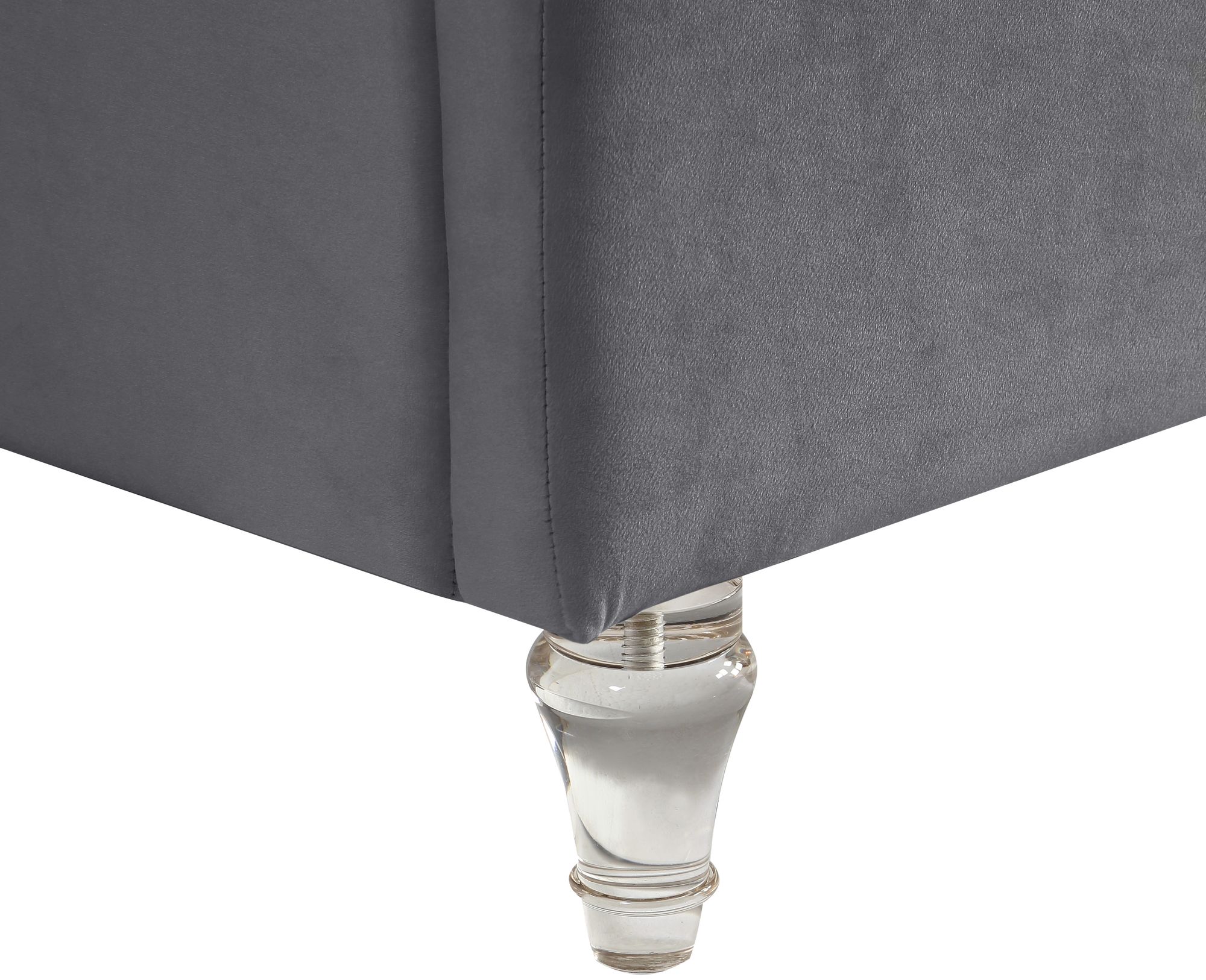 Kira Velvet King Size Bed