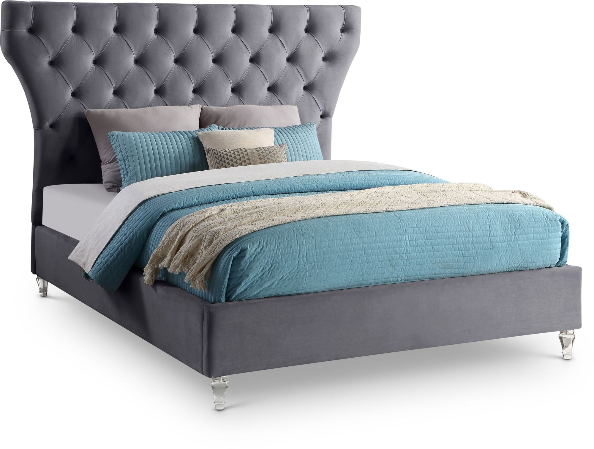 Kira Velvet Bed