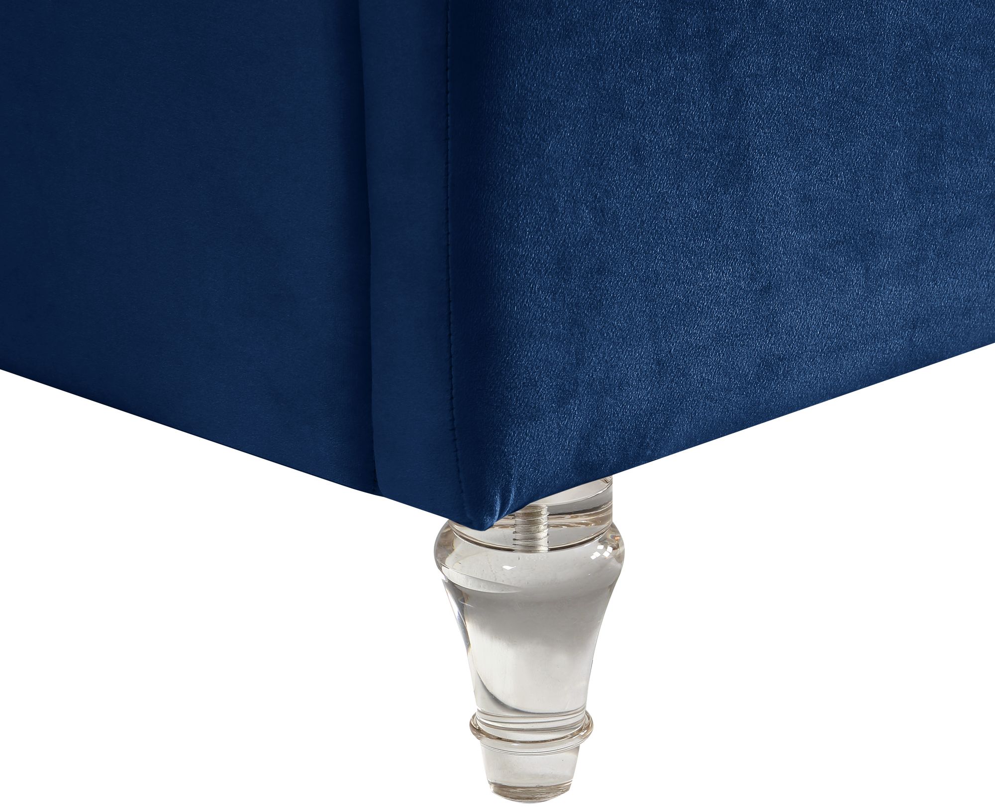 Kira Velvet King Size Bed