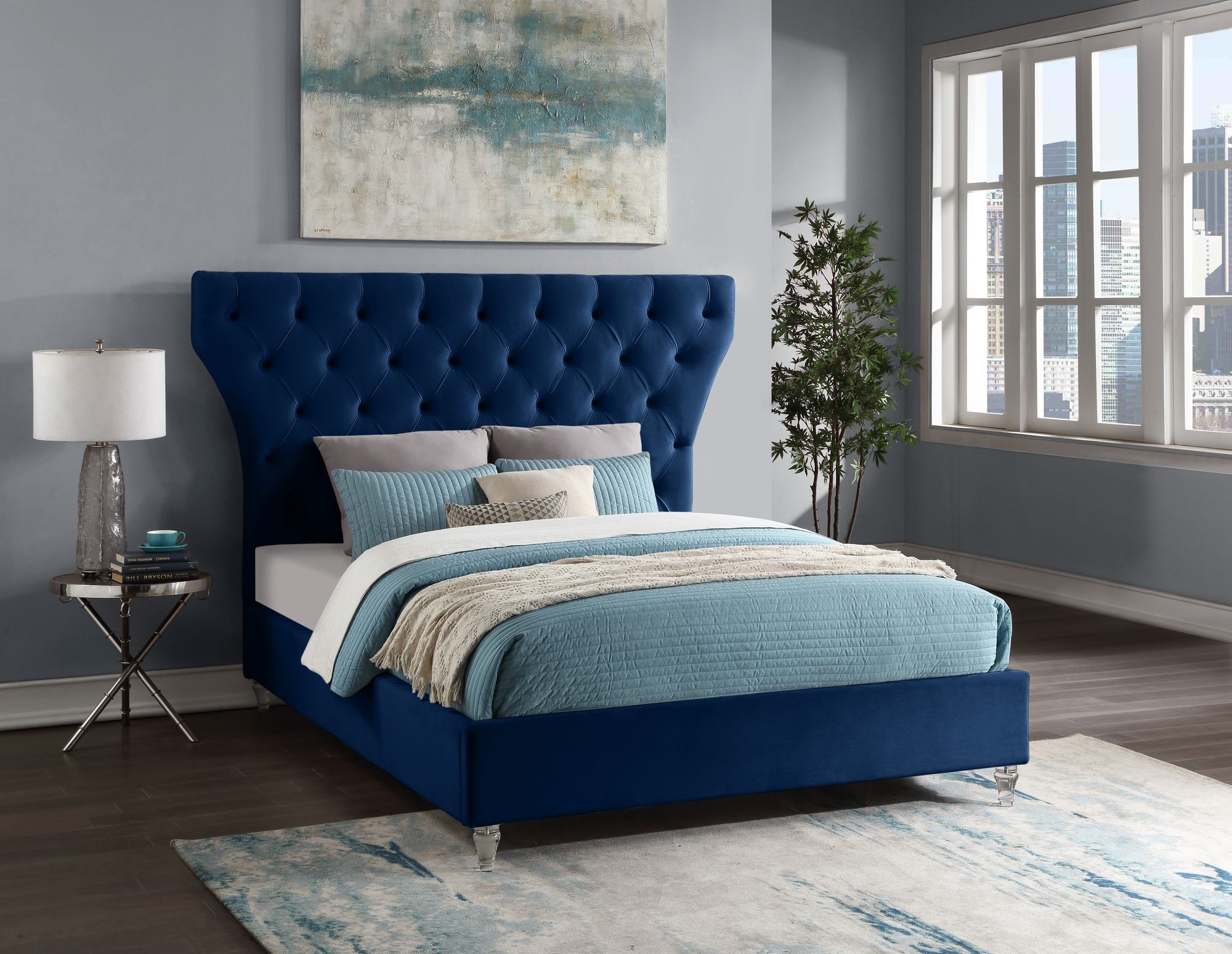 Kira Velvet Bed