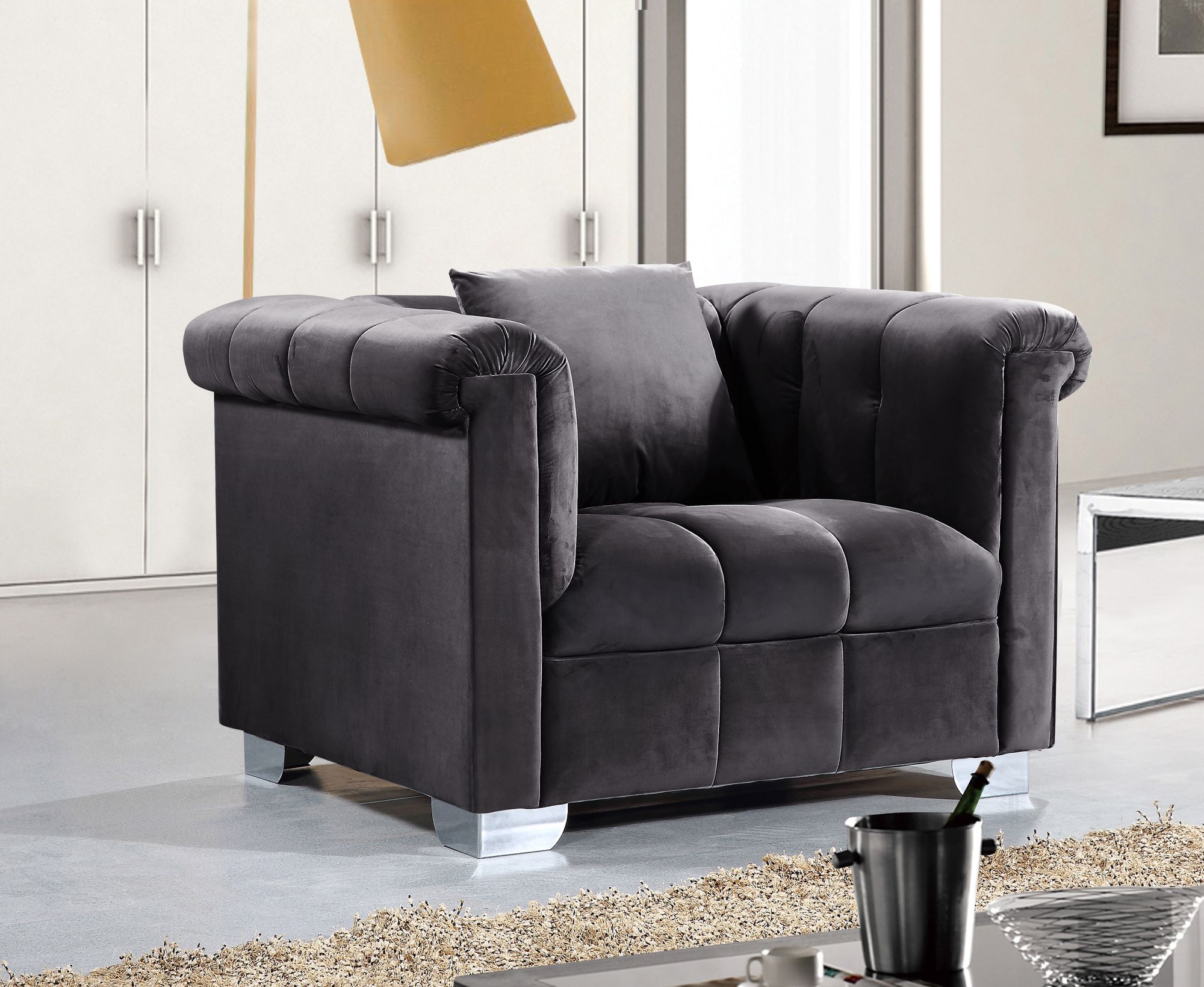 Kayla Velvet Chair