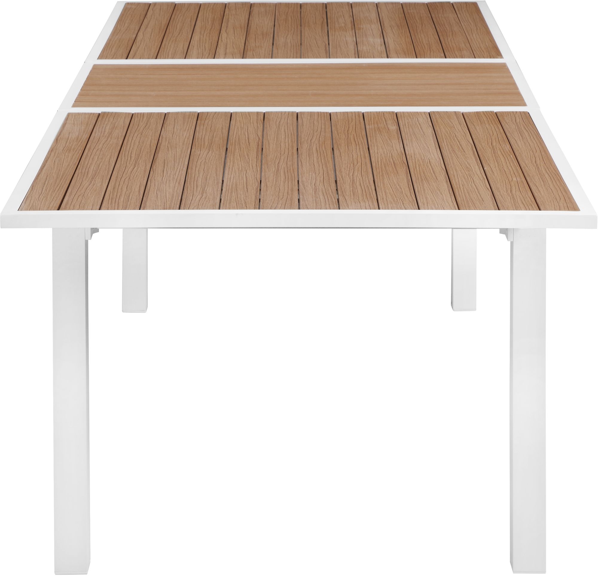 Nizuc Outdoor Patio Extendable Dining Table with Aluminum Frame