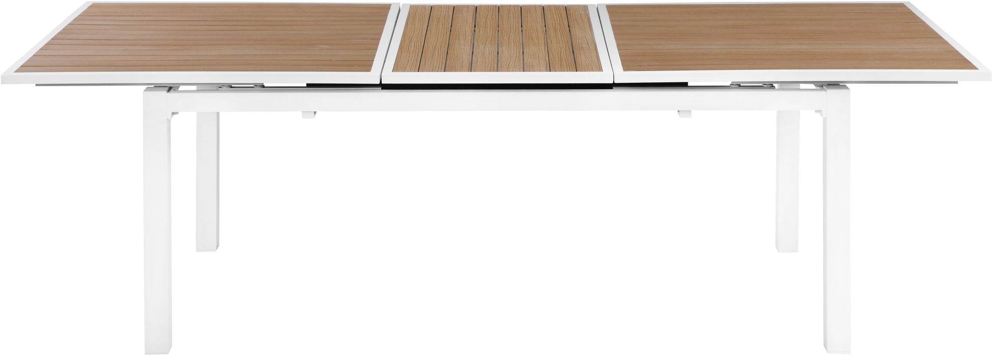 Nizuc Outdoor Patio Extendable Dining Table with Aluminum Frame