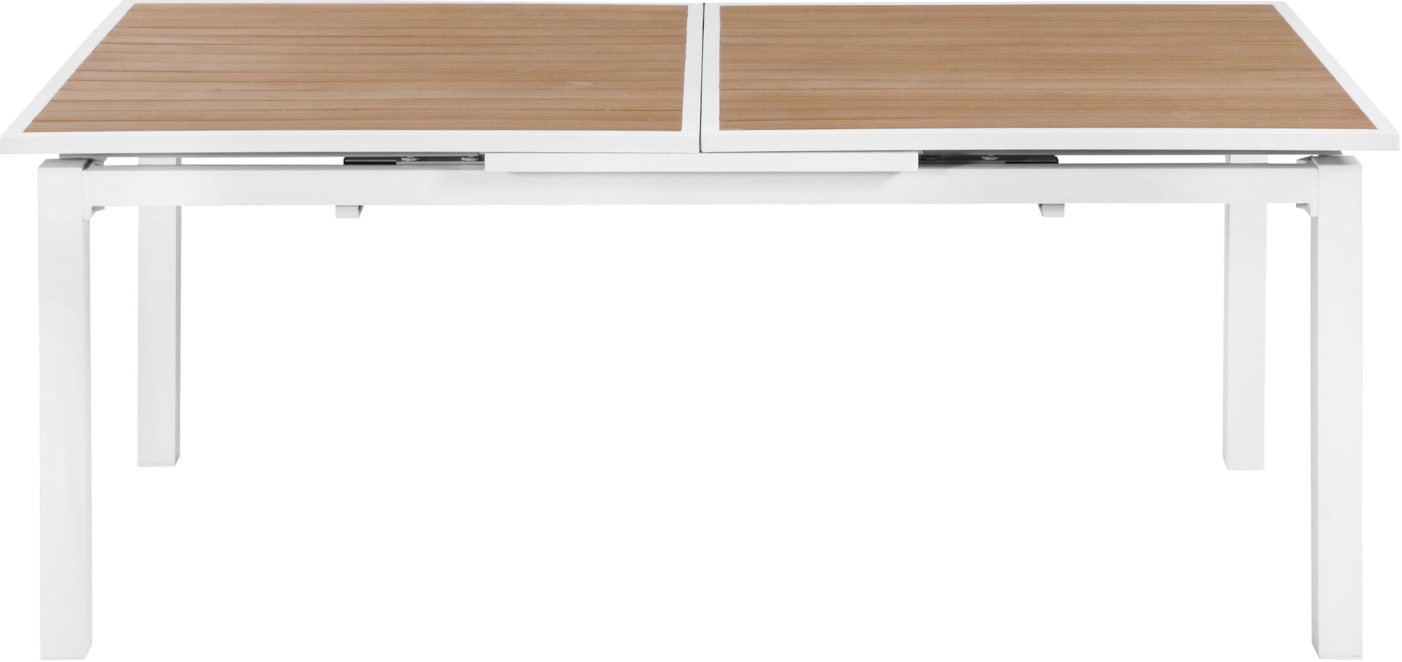 Nizuc Outdoor Patio Extendable Dining Table with Aluminum Frame