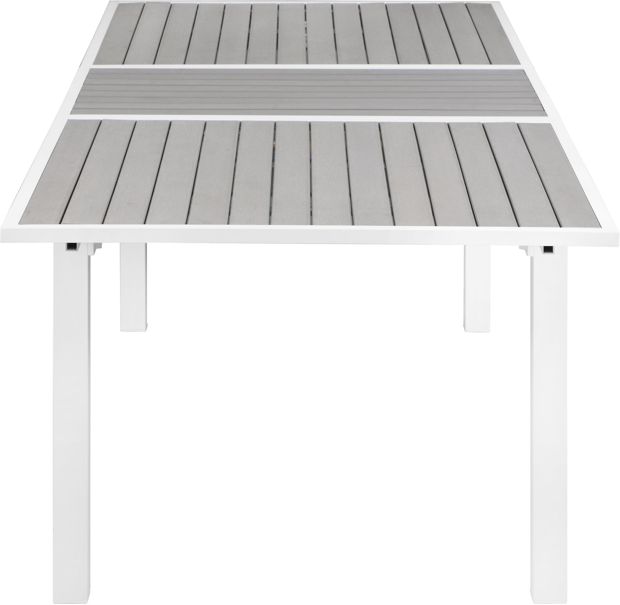 Nizuc Outdoor Patio Extendable Dining Table with Aluminum Frame