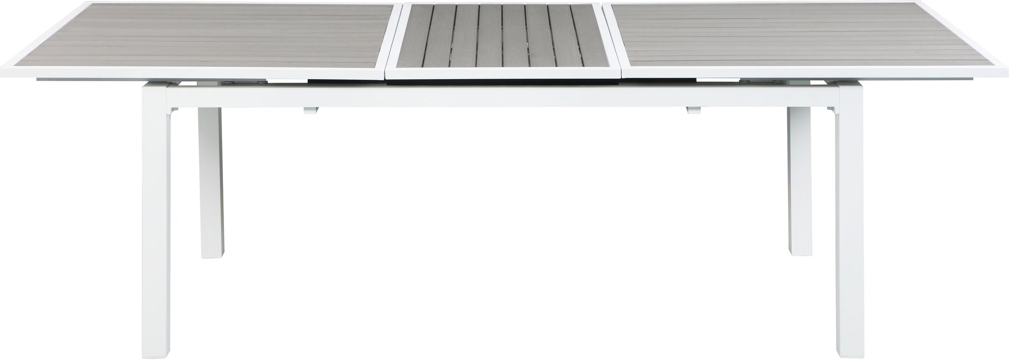 Nizuc Outdoor Patio Extendable Dining Table with Aluminum Frame
