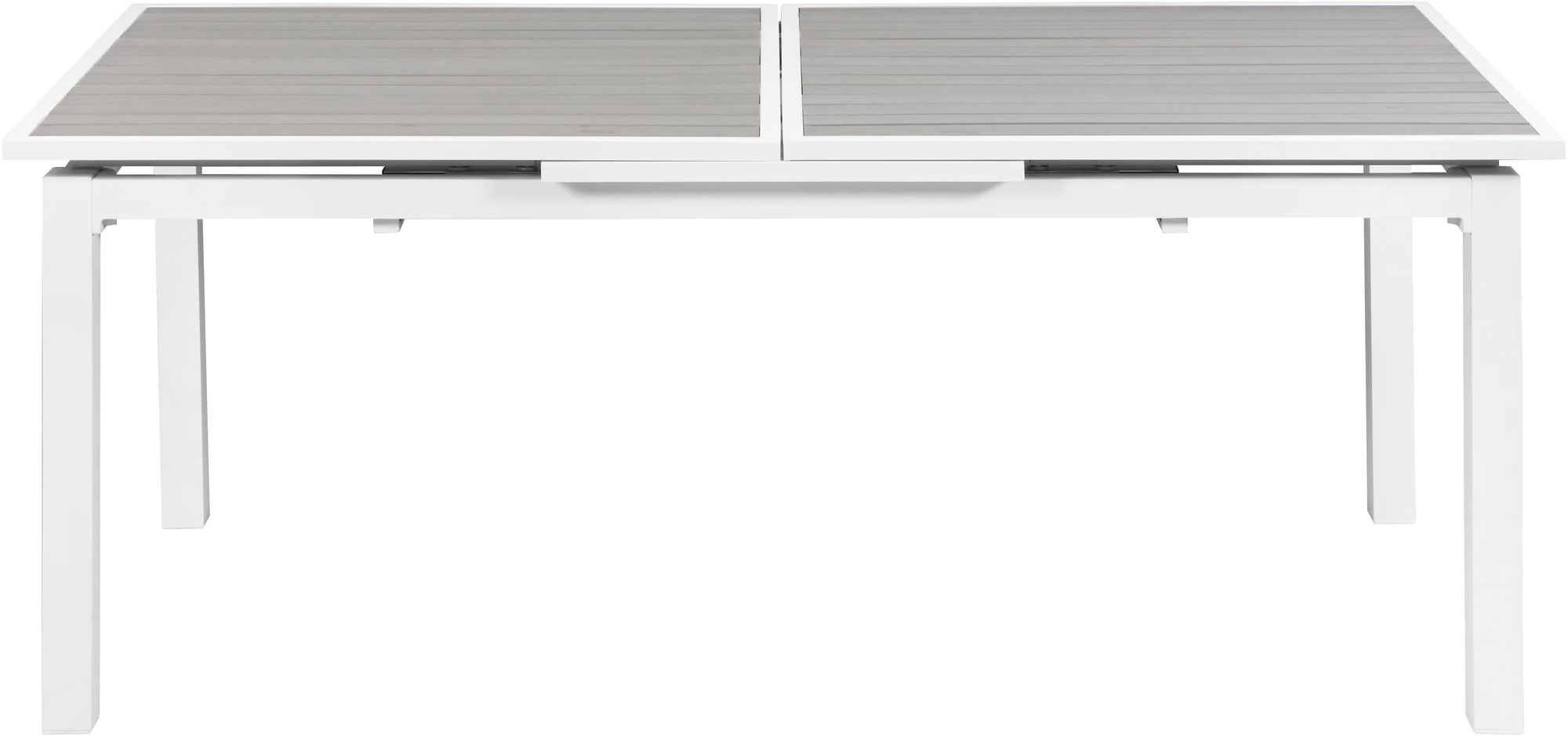 Nizuc Outdoor Patio Extendable Dining Table with Aluminum Frame