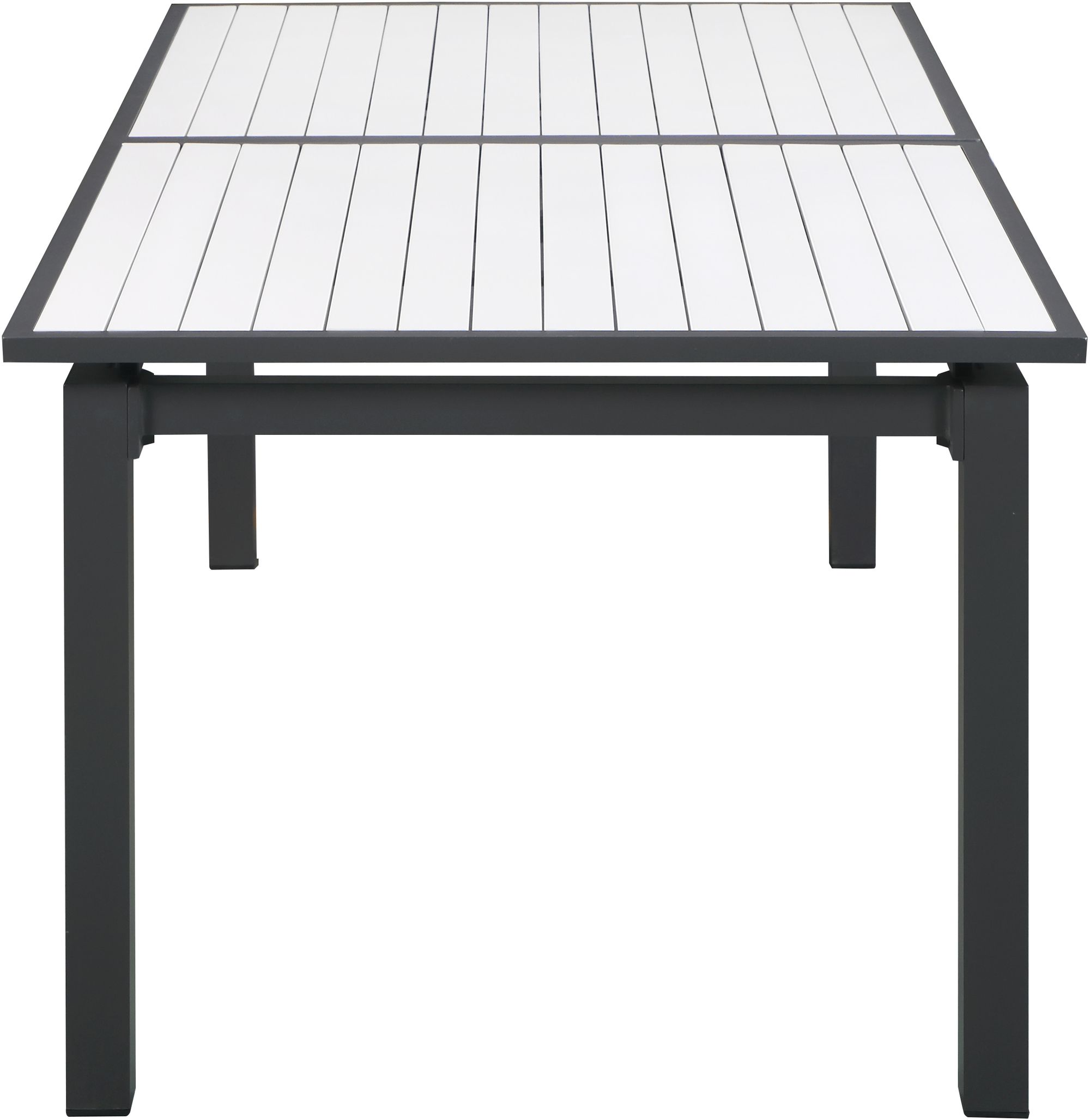Nizuc Outdoor Patio Extendable Dining Table with Aluminum Frame