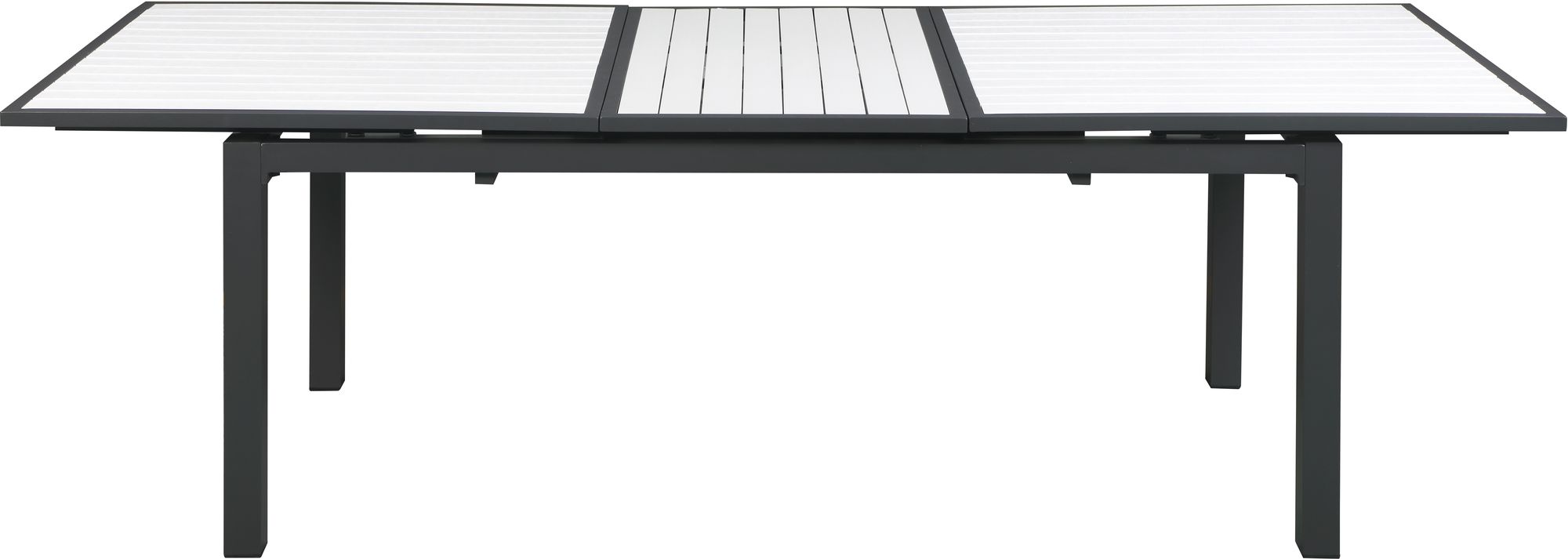 Nizuc Outdoor Patio Extendable Dining Table with Aluminum Frame